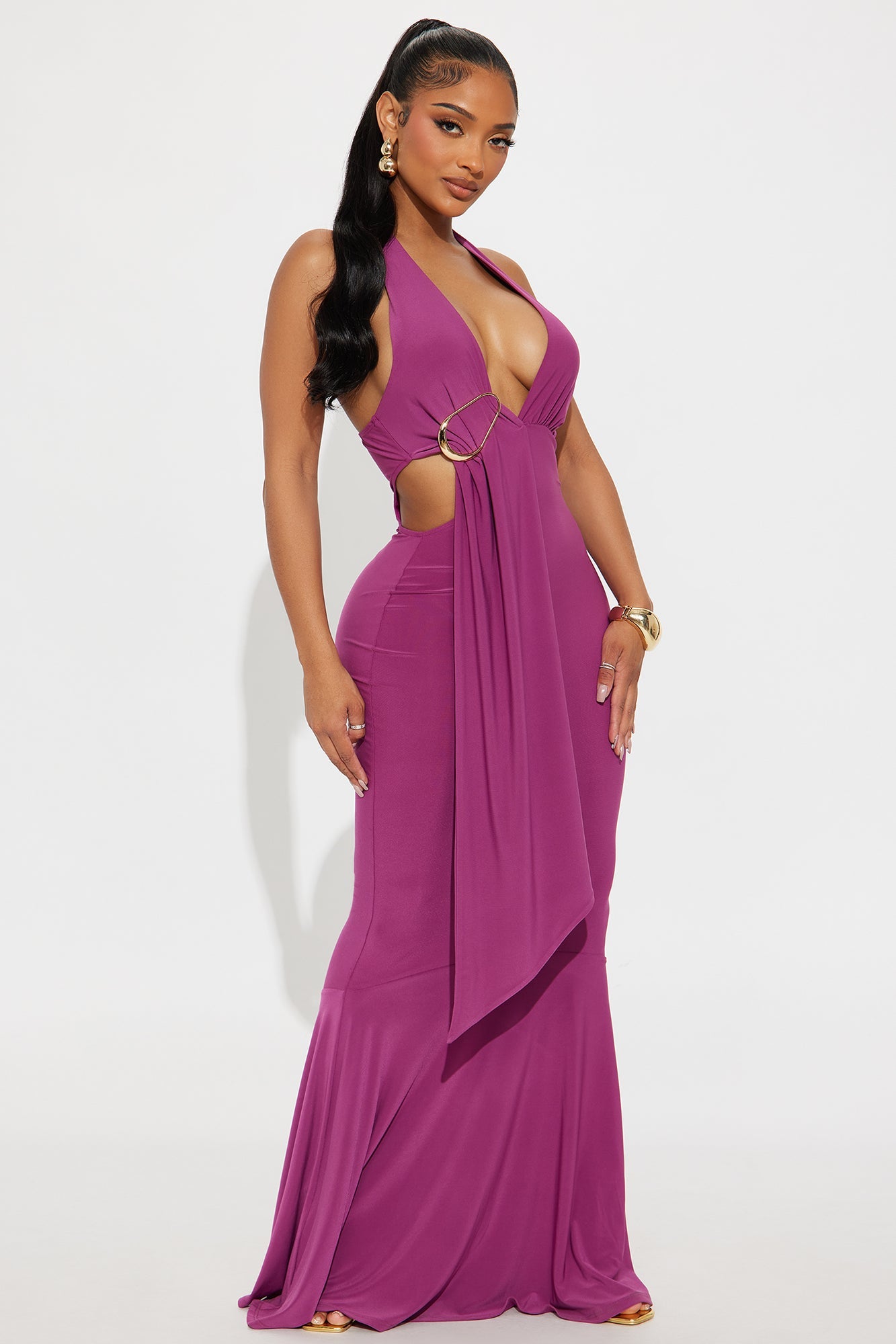 Not Like The Rest Maxi Dress - Magenta