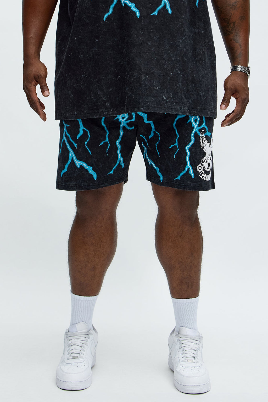 Thunder Bird Sweatshorts - Black