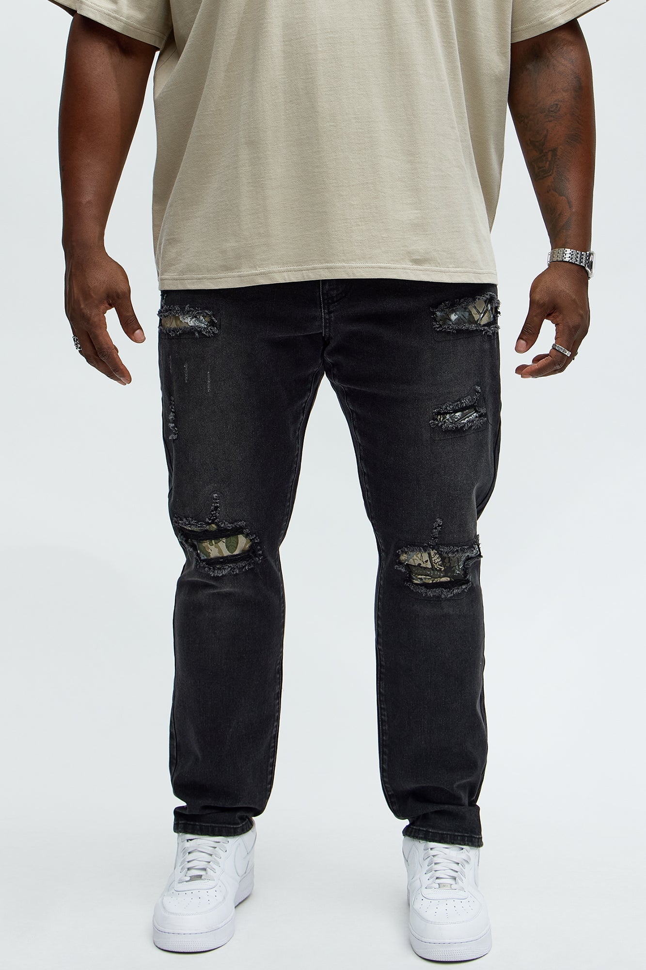 Slim Wood Stealth Jeans - Black Wash
