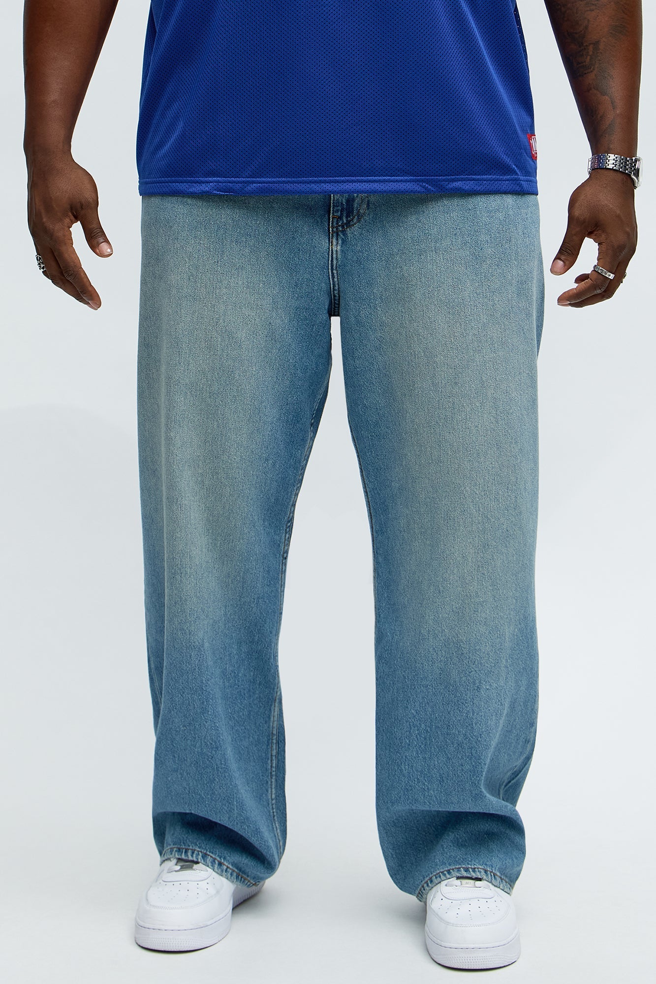 Baldwin Baggy Jeans - Medium Wash