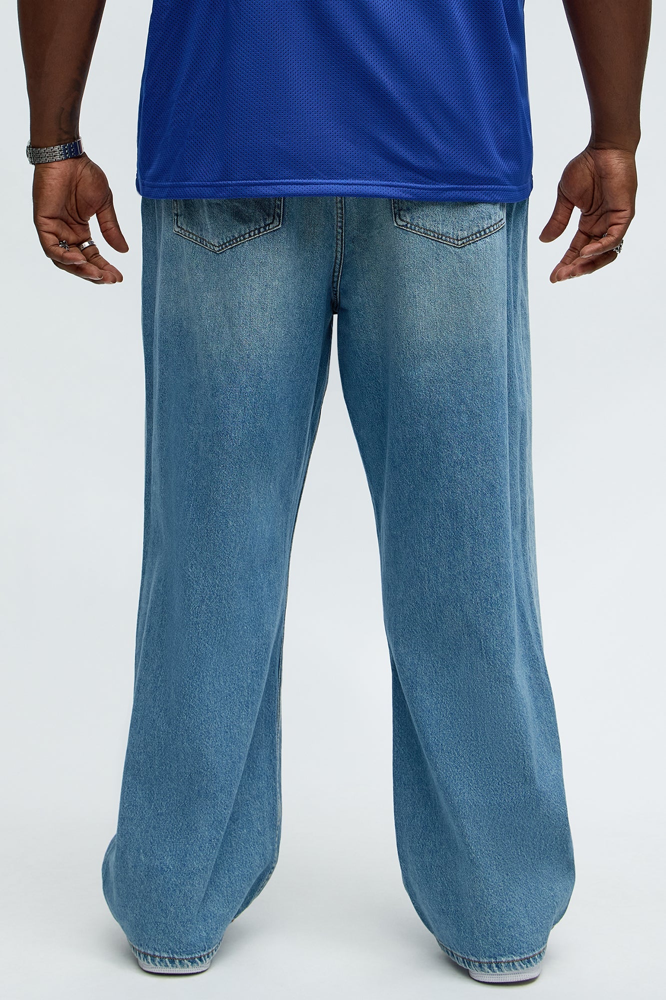 Baldwin Baggy Jeans - Medium Wash