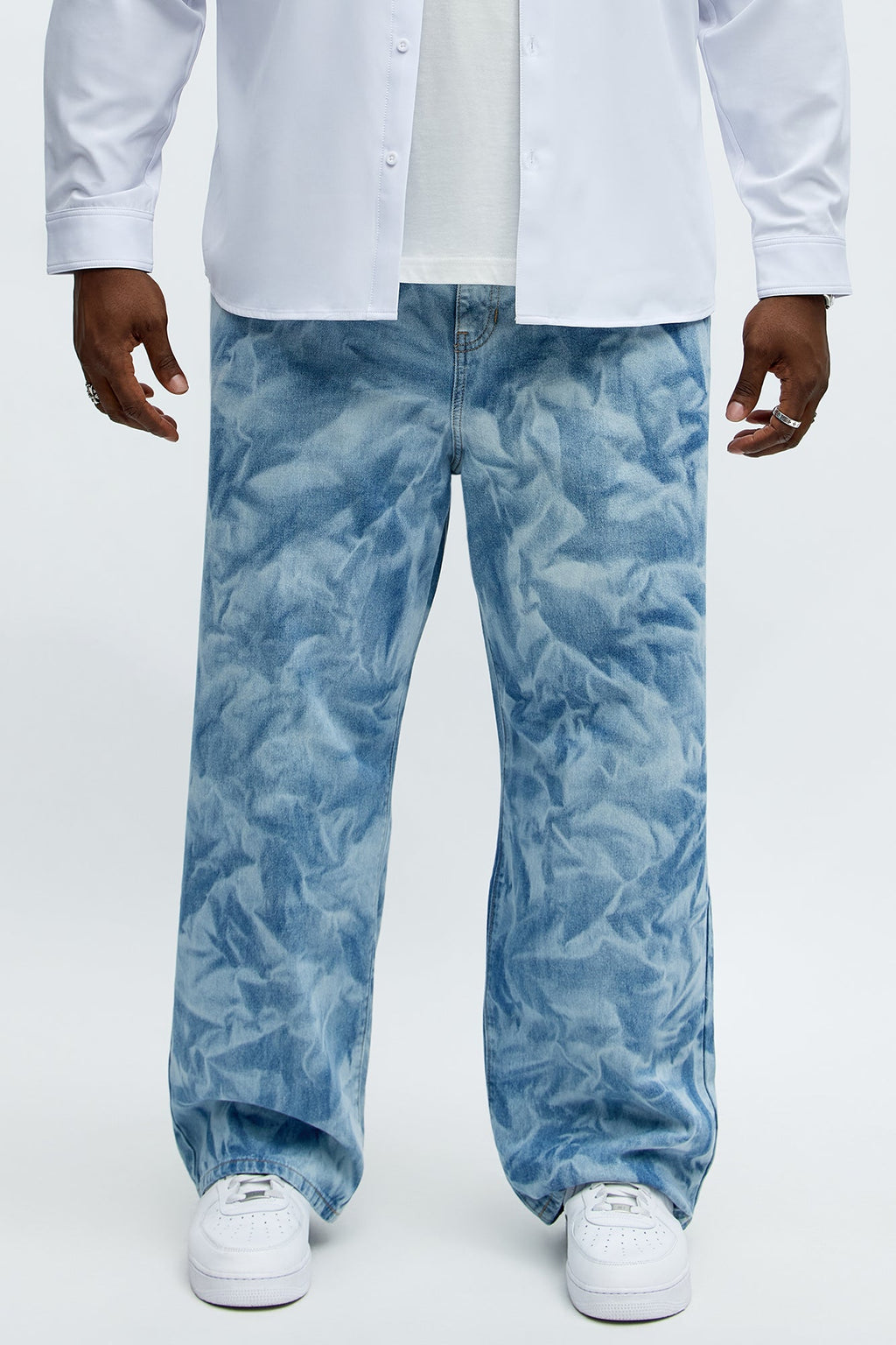 Baggy Get You There Jeans - Light Blue Wash