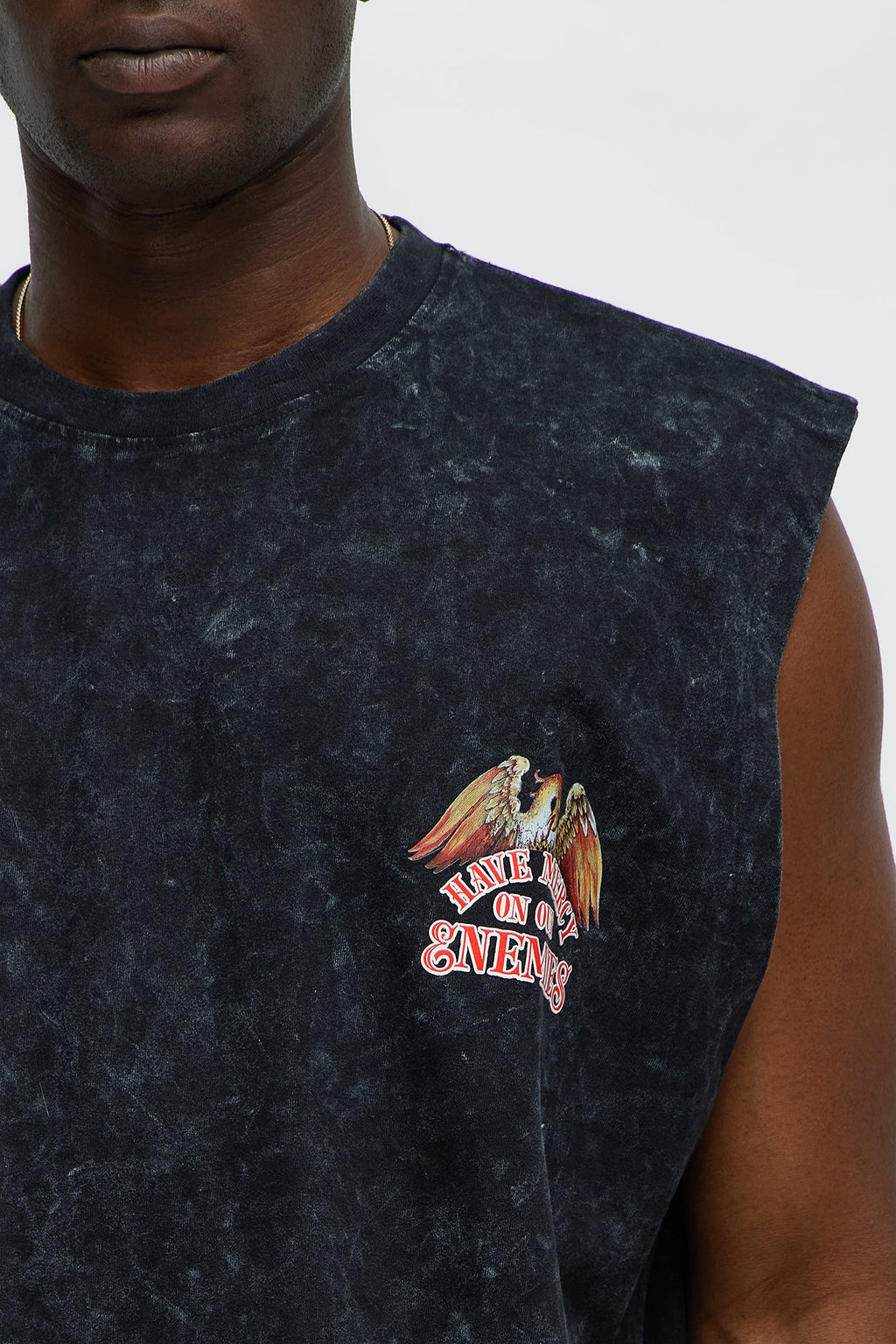 Built For Chaos Muscle Tee - Grey