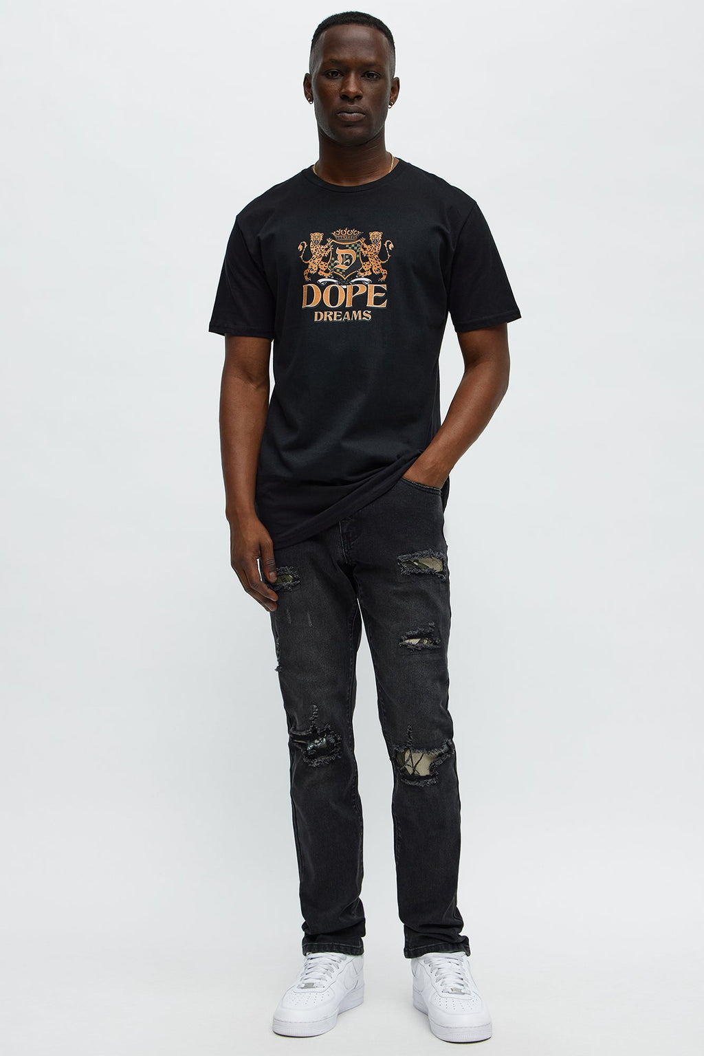 Slim Wood Stealth Jeans - Black Wash