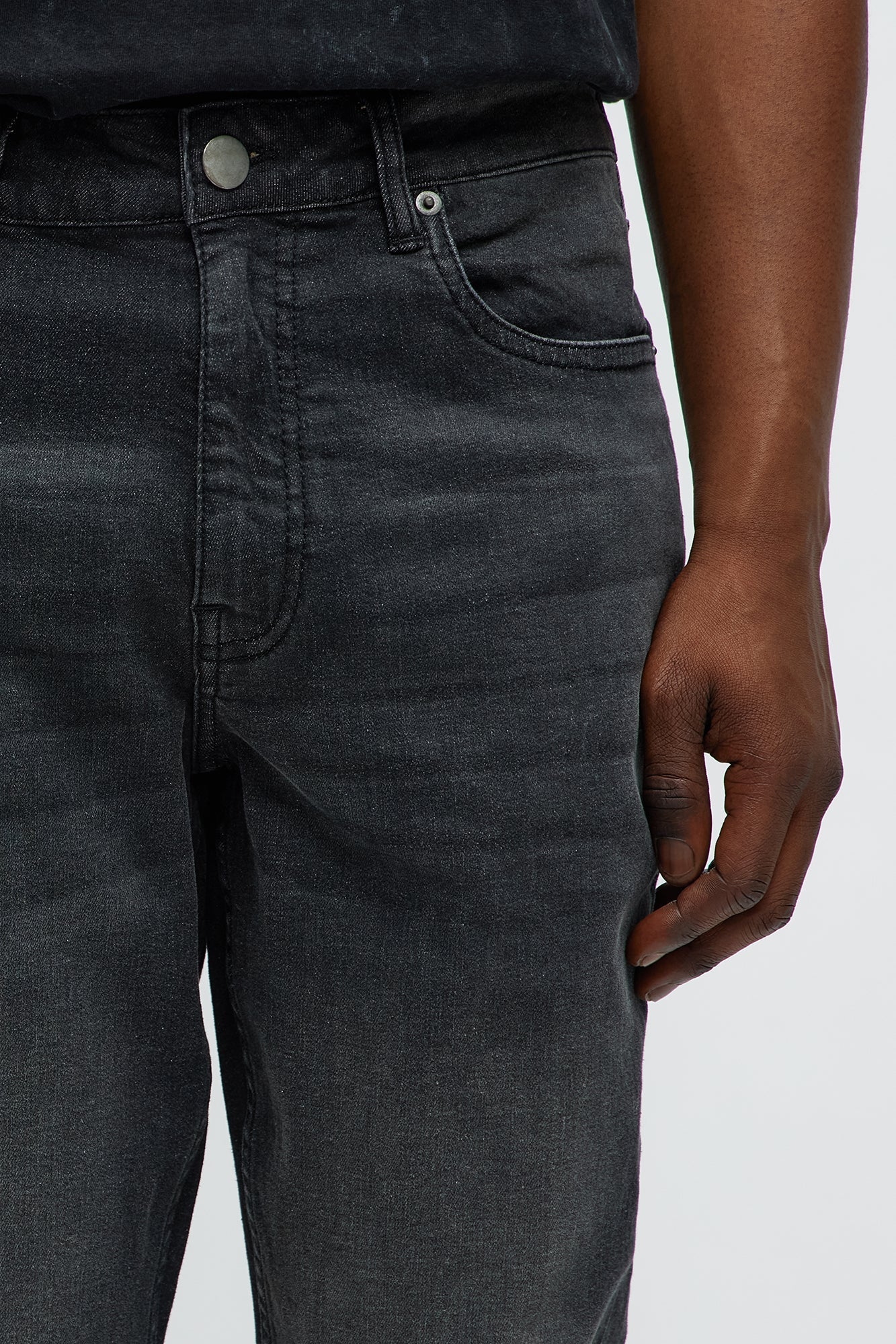 Be Resilient Embroidered Skinny Jeans - Black Wash