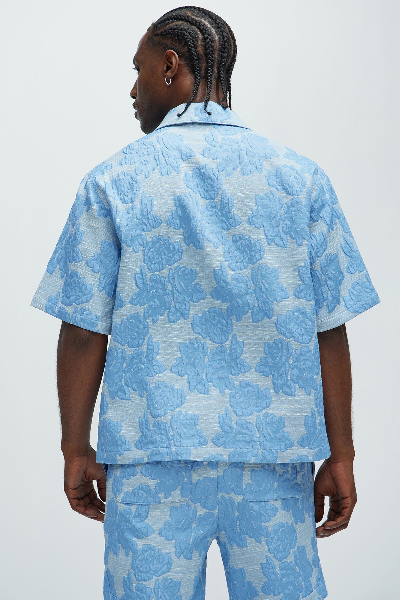 Bartlett Jacquard Shirt - Blue/combo