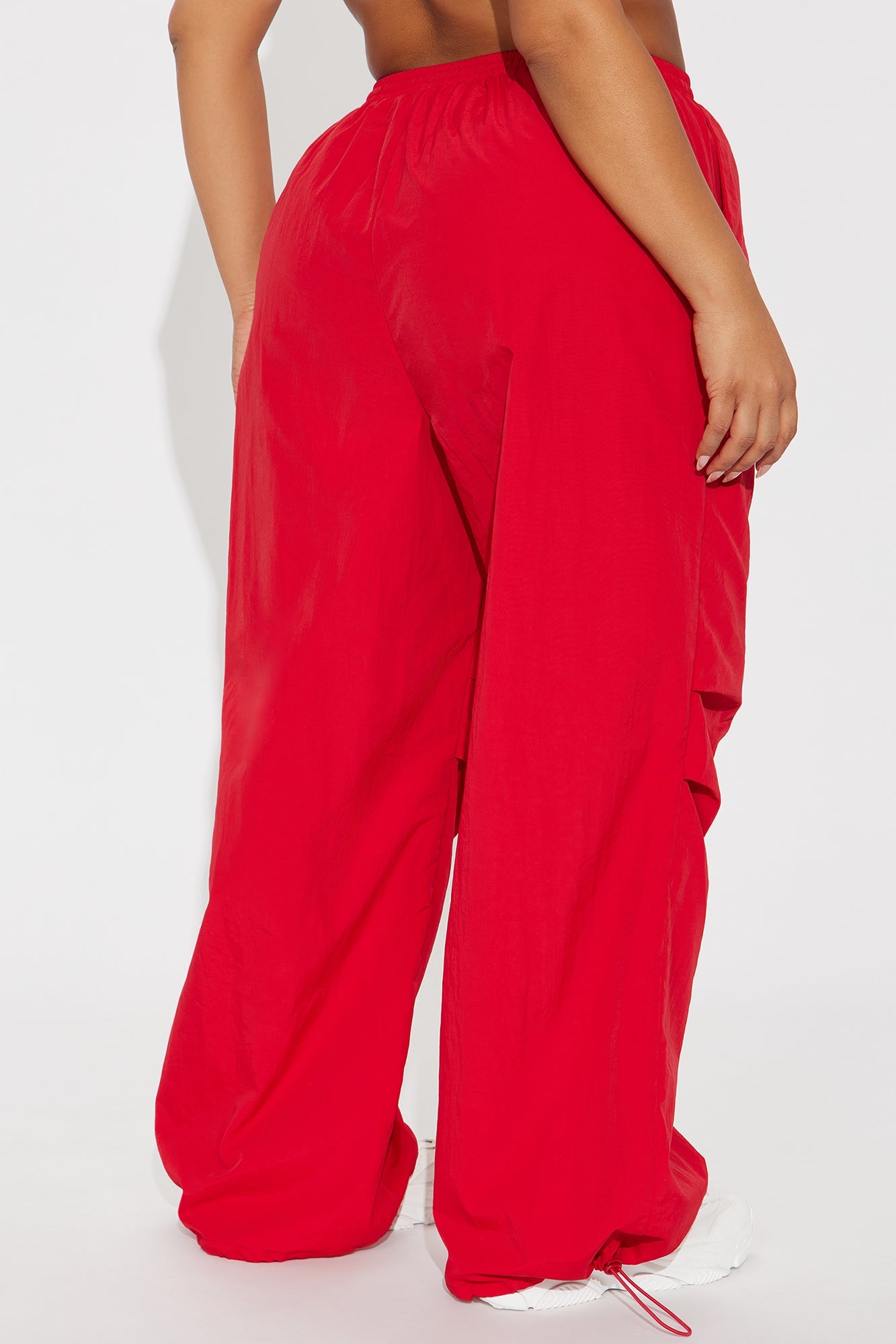 Making Moves Windbreaker Track Pant - Red