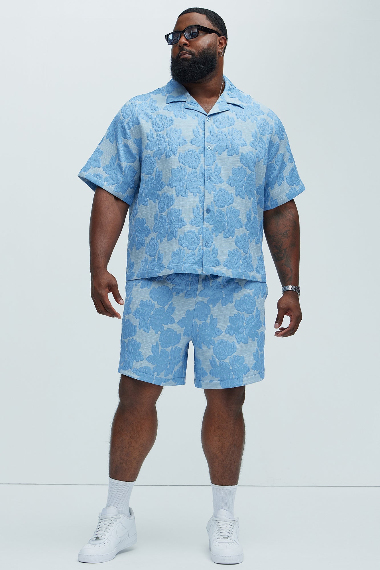 Bartlett Jacquard Shirt - Blue/combo