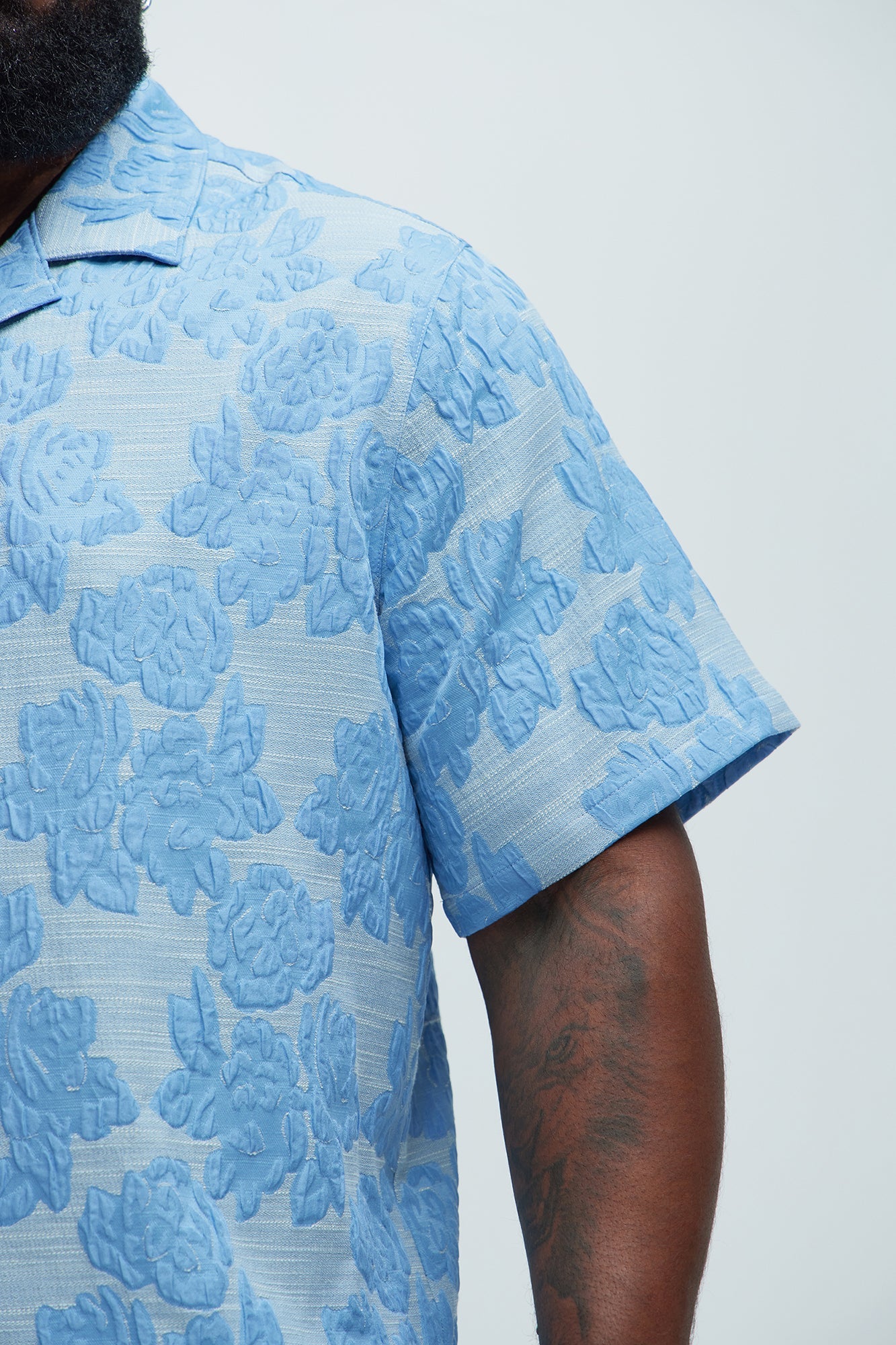 Bartlett Jacquard Shirt - Blue/combo
