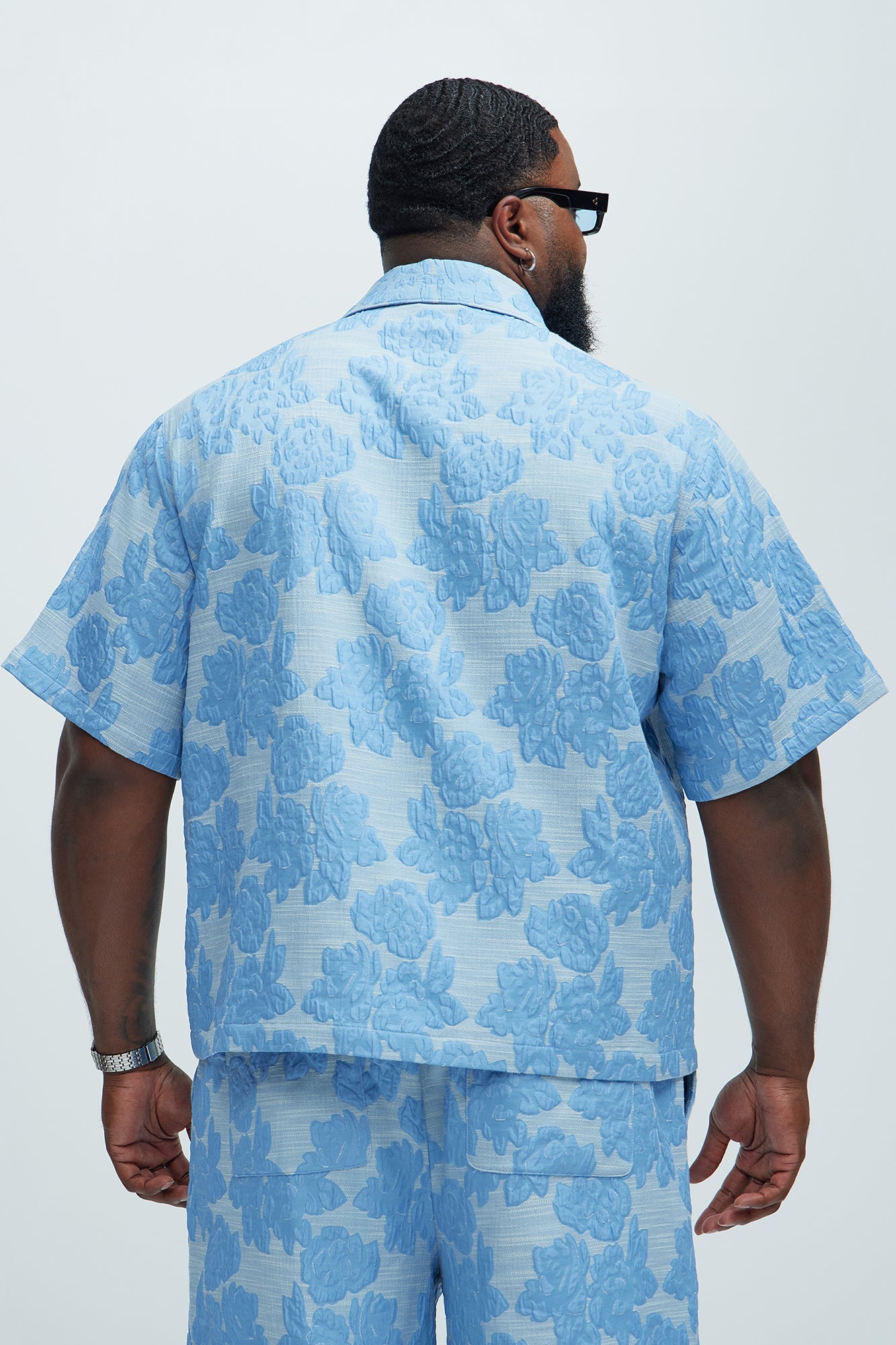 Bartlett Jacquard Shirt - Blue/combo