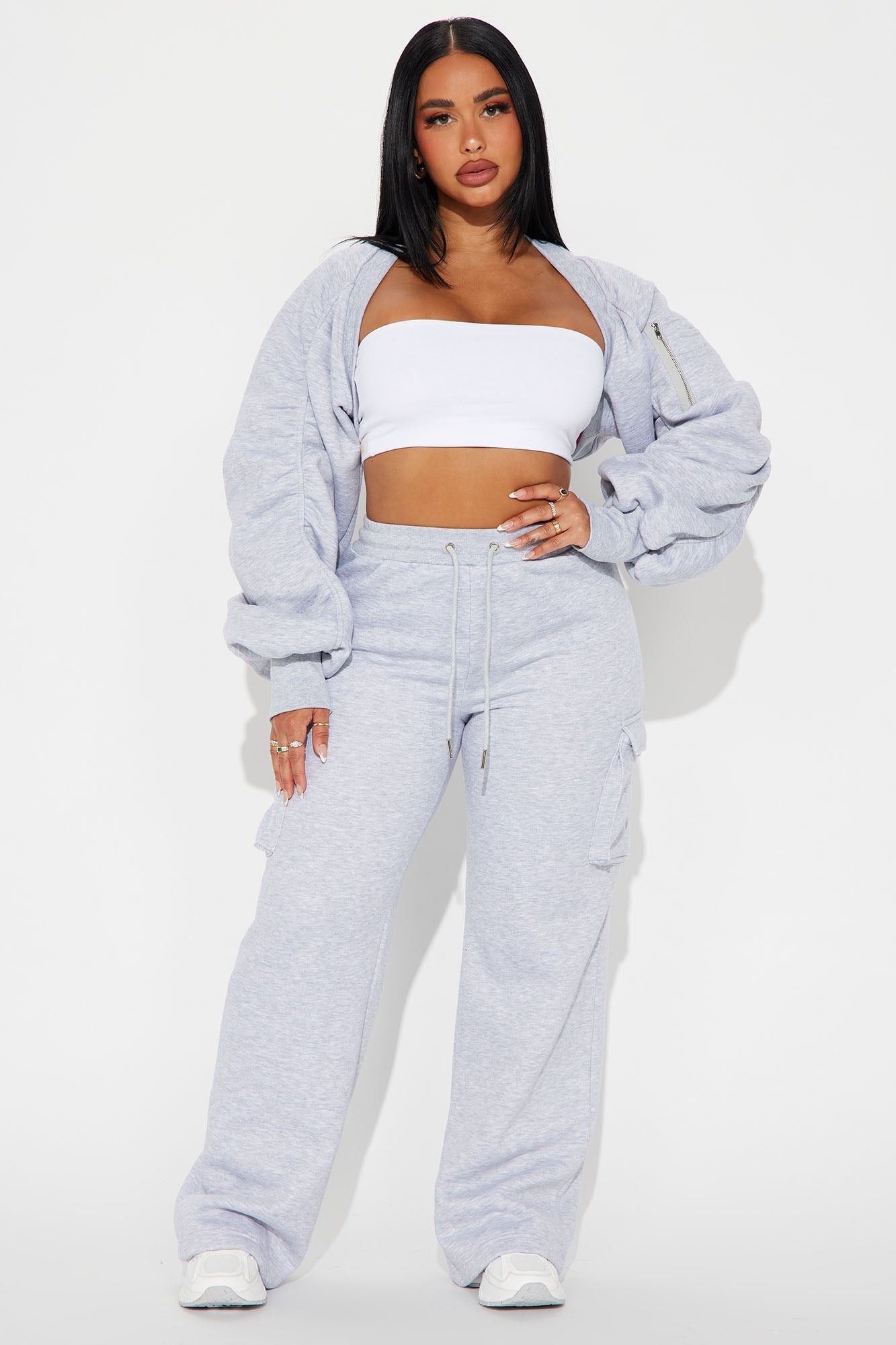 Waverley Pant Set - Heather Grey