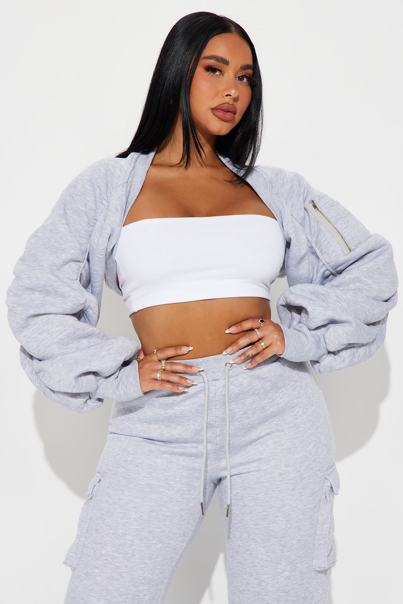 Waverley Pant Set - Heather Grey