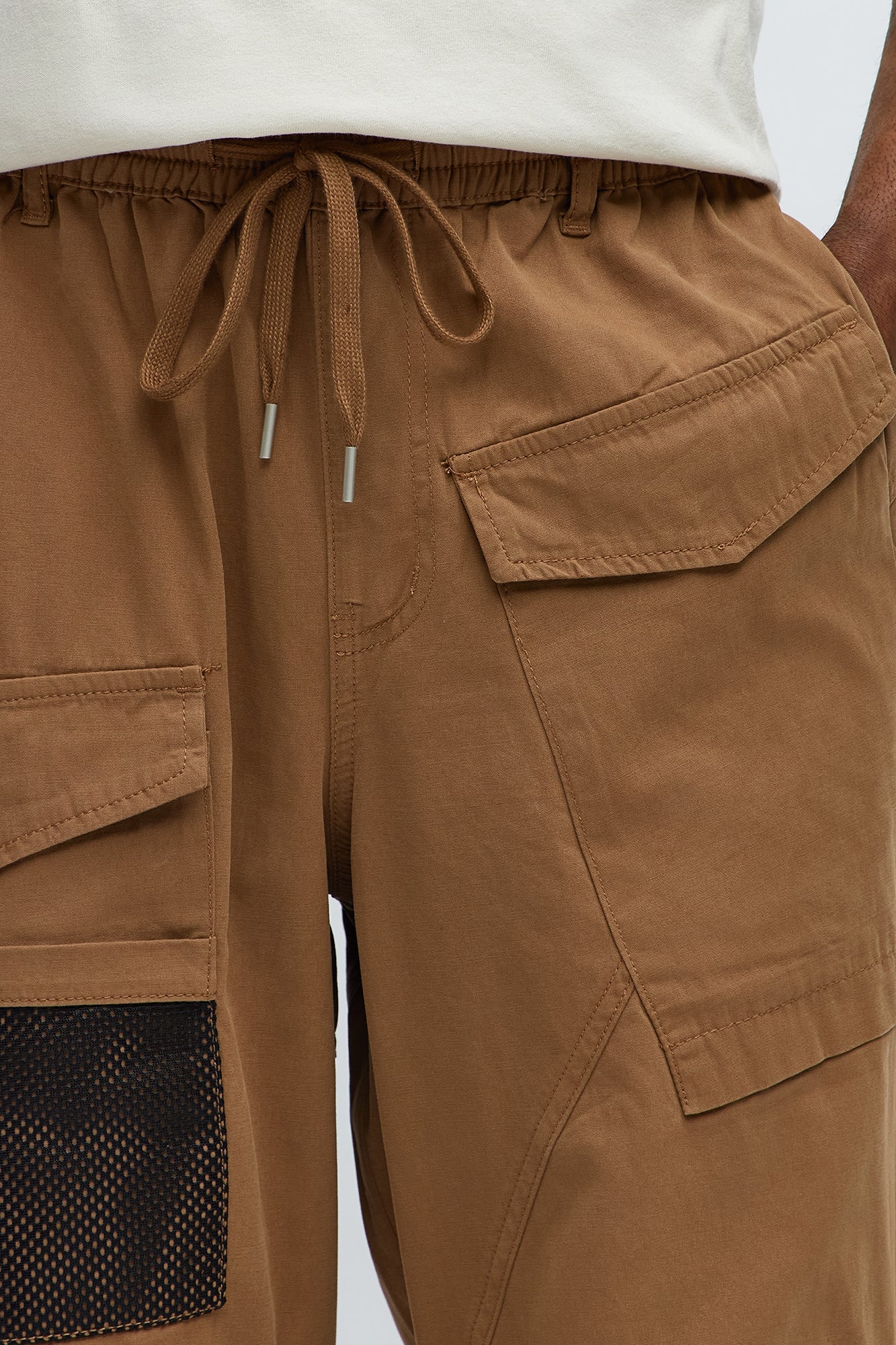 Baggy Lester Cargo Pants - Brown