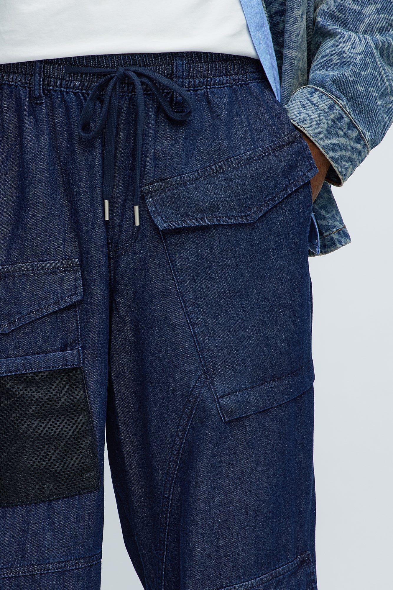 Max Cargo Baggy Pants - Indigo