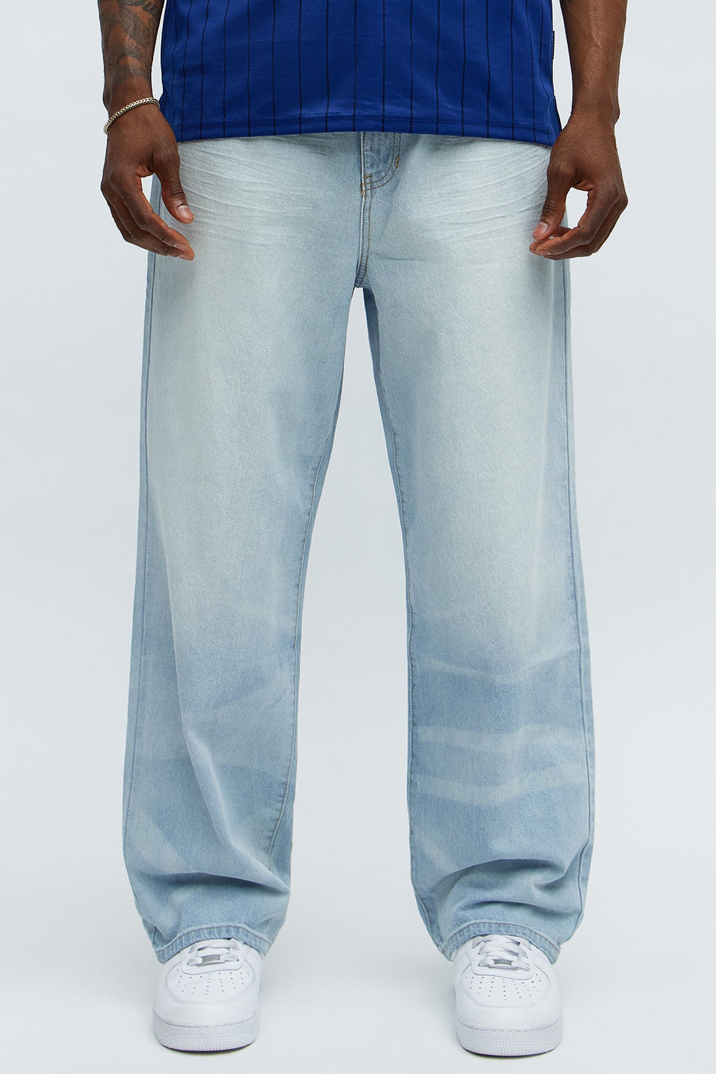 Baggy Feeling You Jeans - Light Blue Wash