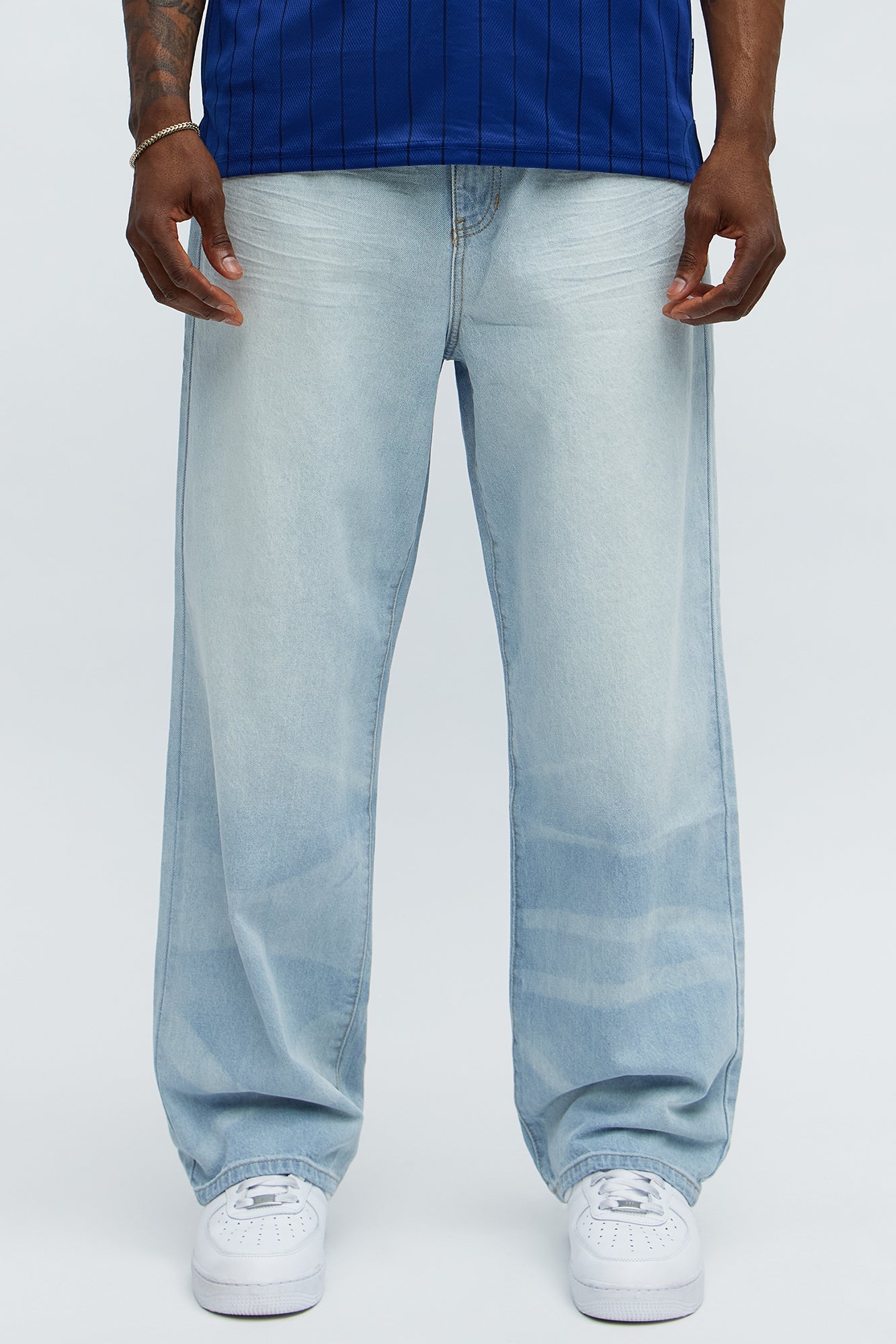 Baggy Feeling You Jeans - Light Blue Wash
