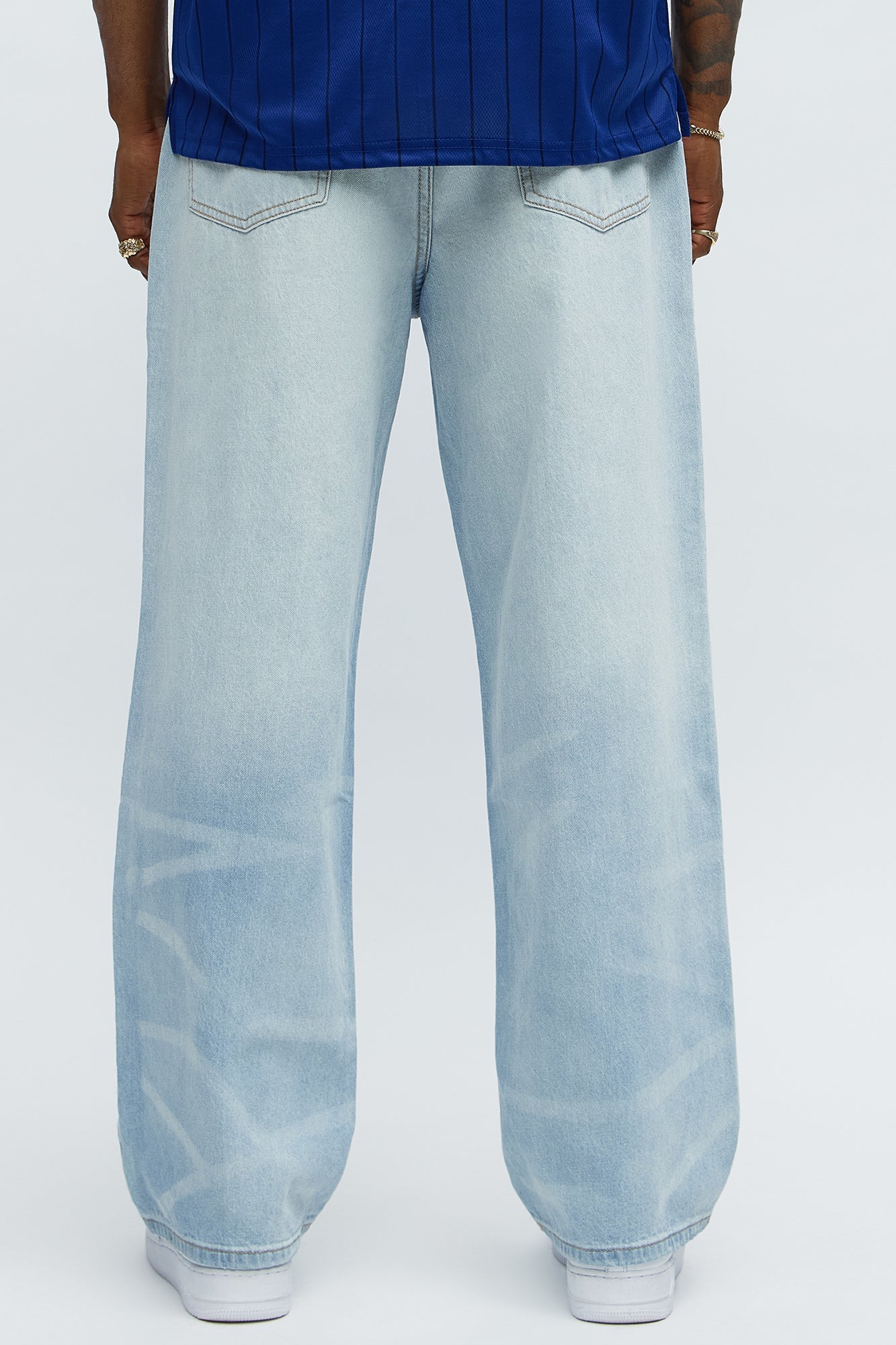 Baggy Feeling You Jeans - Light Blue Wash