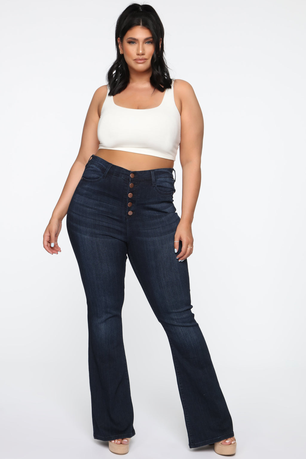 All Flared Up Jean - Dark Denim