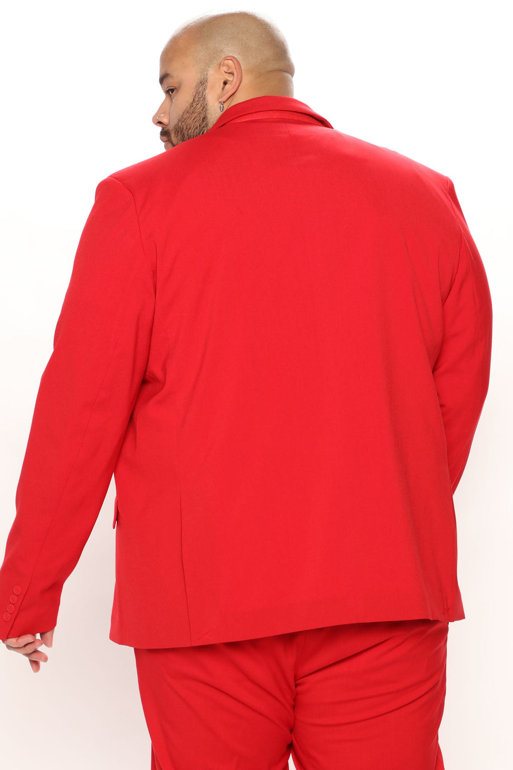 The Modern Stretch Suit Jacket - Red