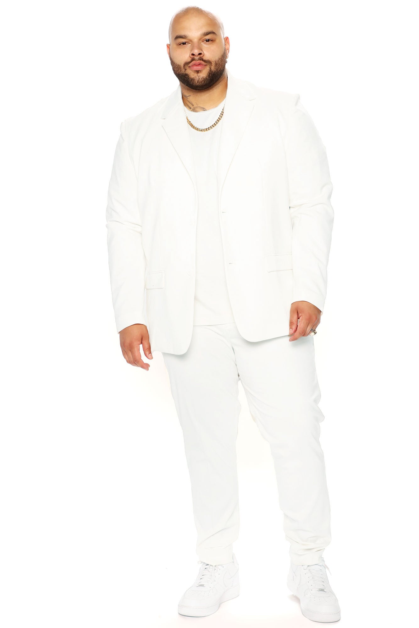 The Modern Stretch Suit Jacket - Off White