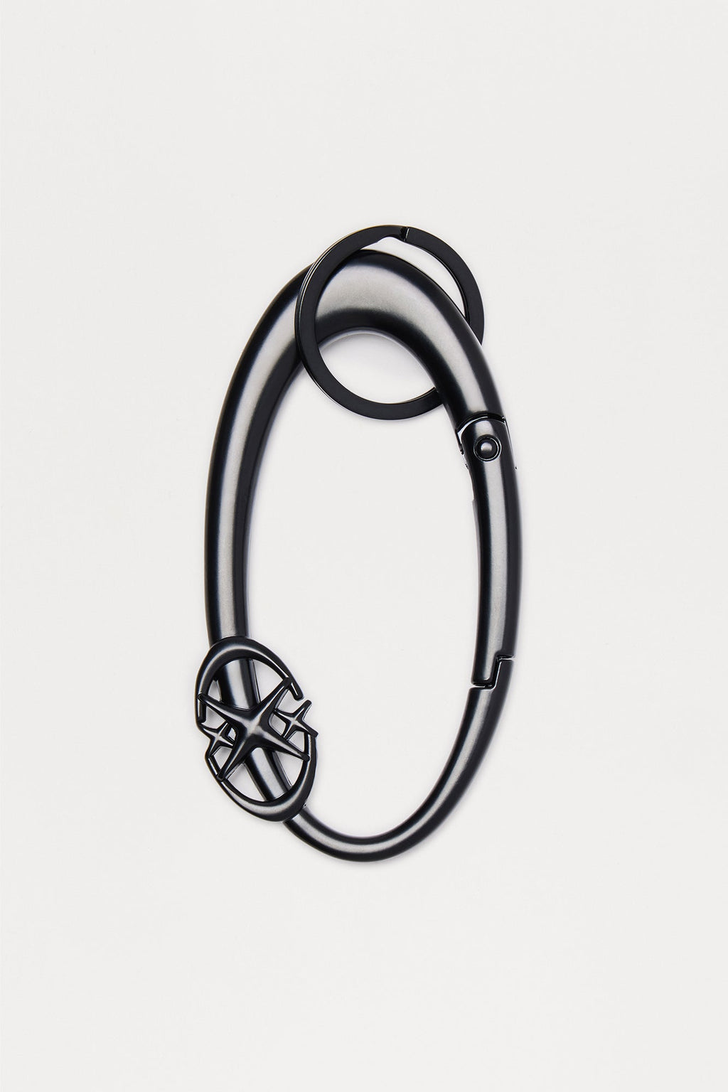 Galaxy Carabiner Jean Clip Keyring - Matte Black
