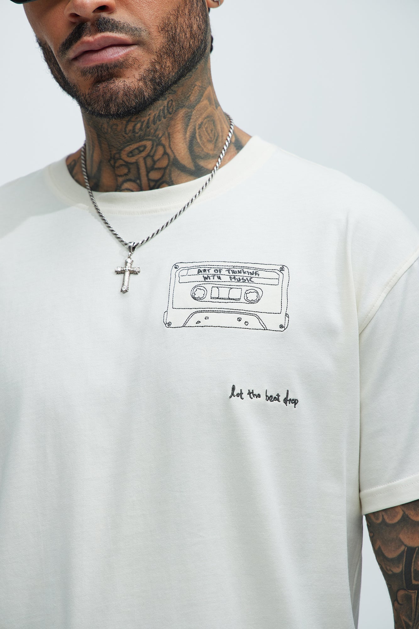 World Music Concert Short Sleeve Tee - Cream