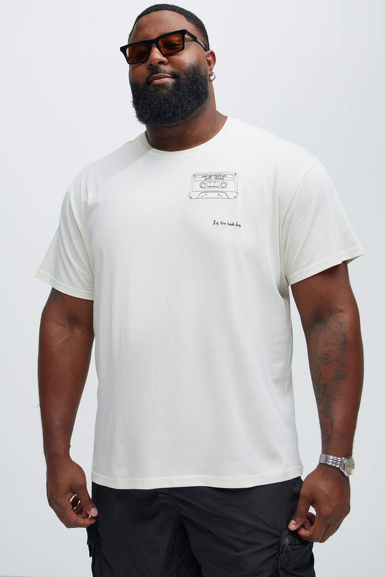World Music Concert Short Sleeve Tee - Cream