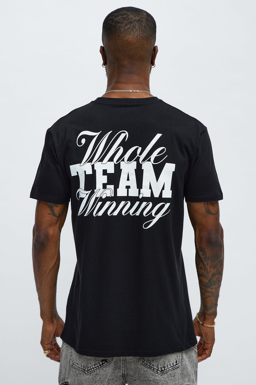 Whole Team Winning Short Sleeve Tee - Black