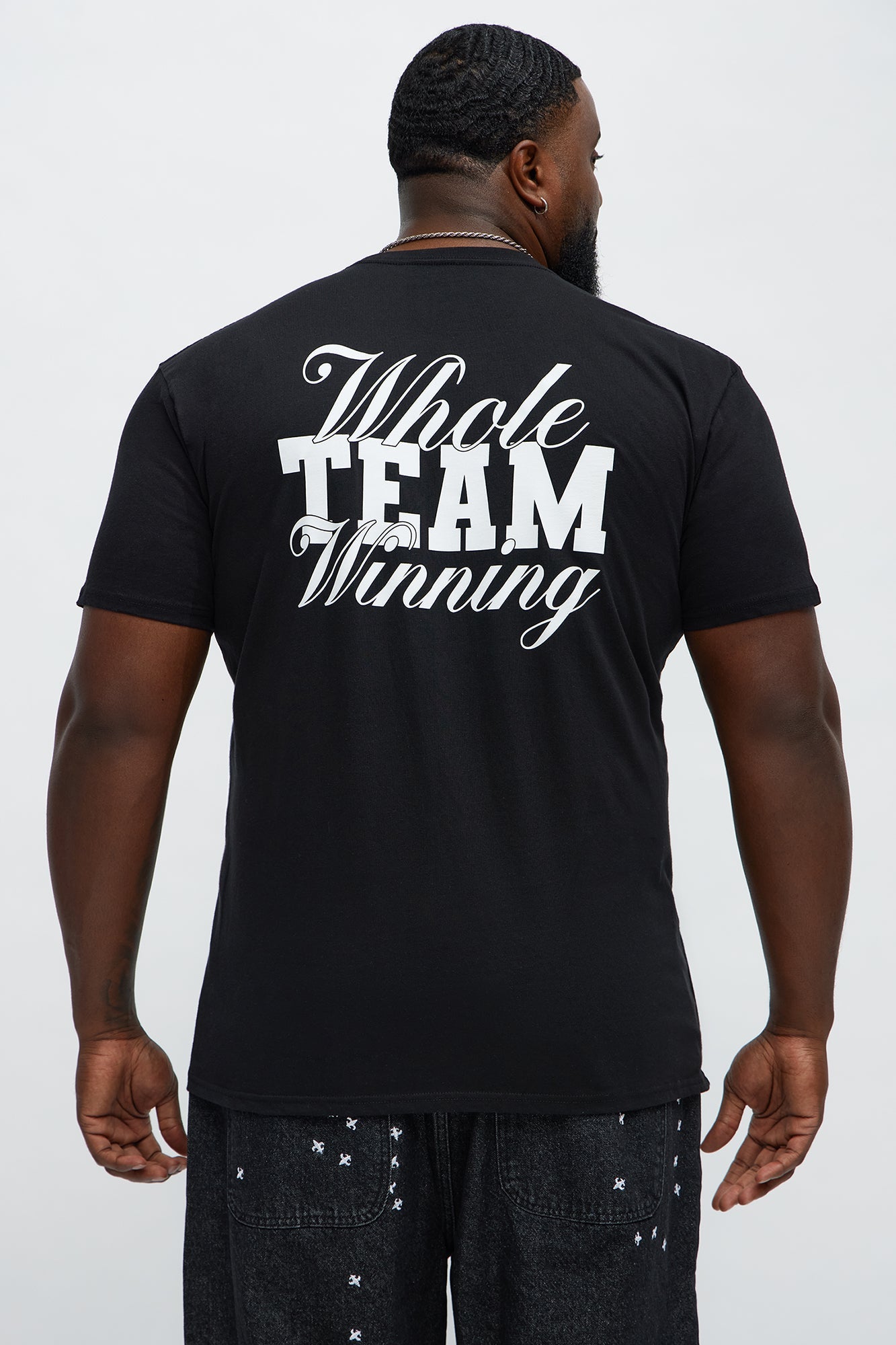 Whole Team Winning Short Sleeve Tee - Black