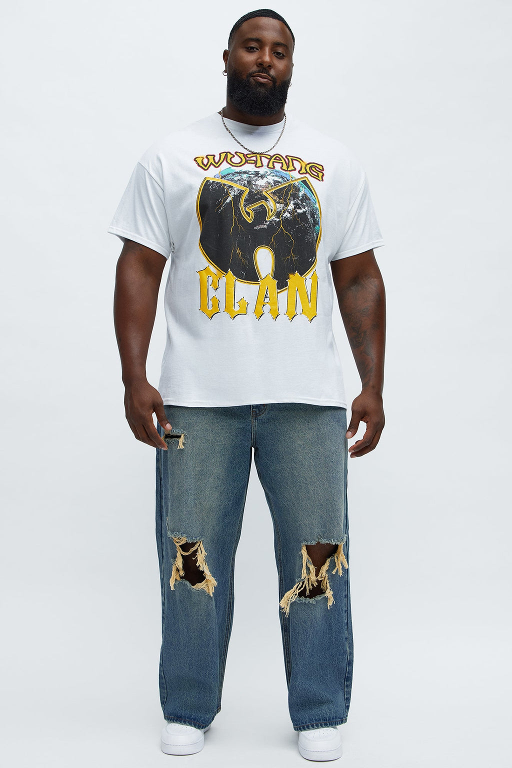 Wu Tang Clan World Tour Short Sleeve Tee - Cream