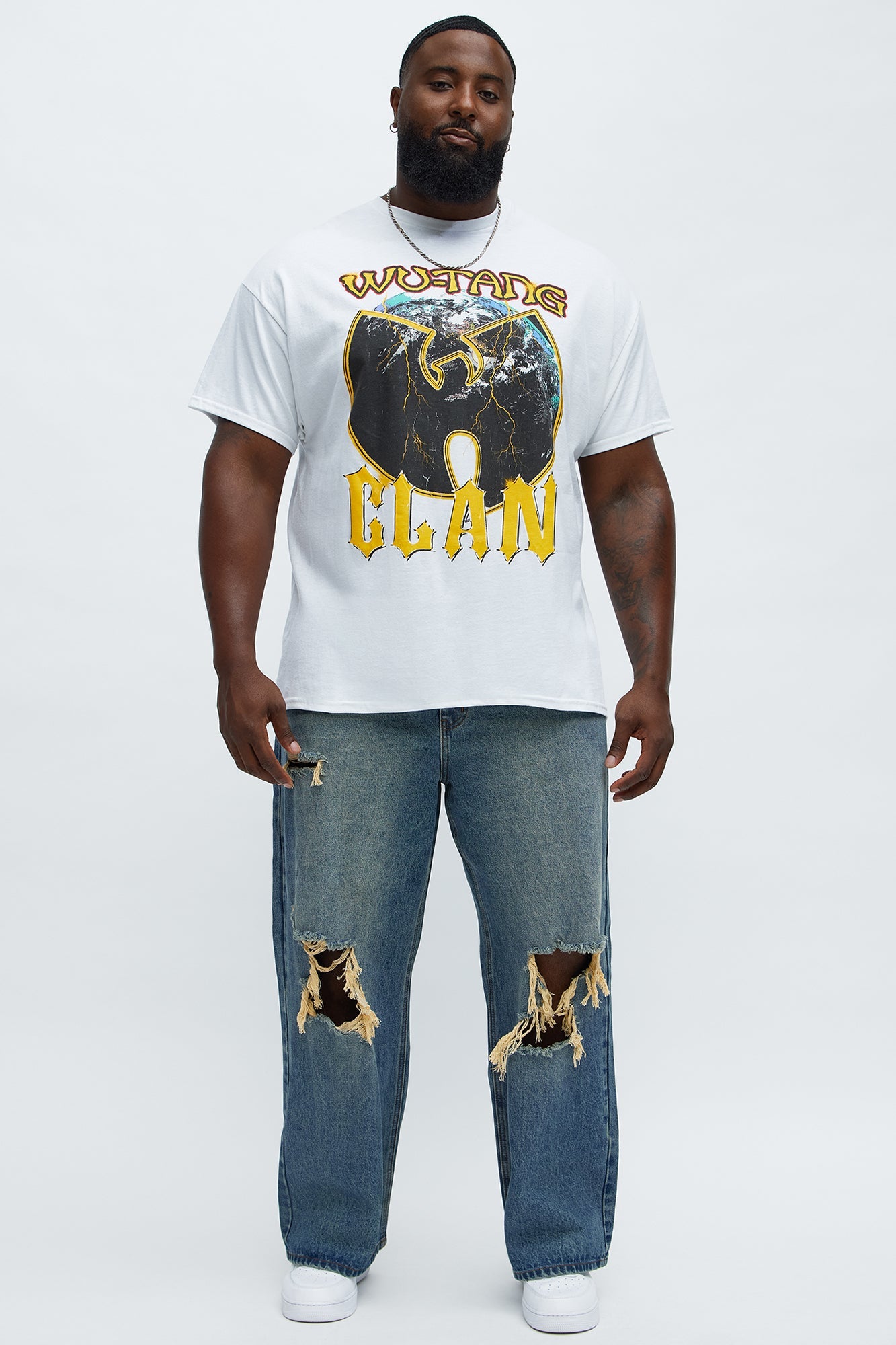 Wu Tang Clan World Tour Short Sleeve Tee - Cream