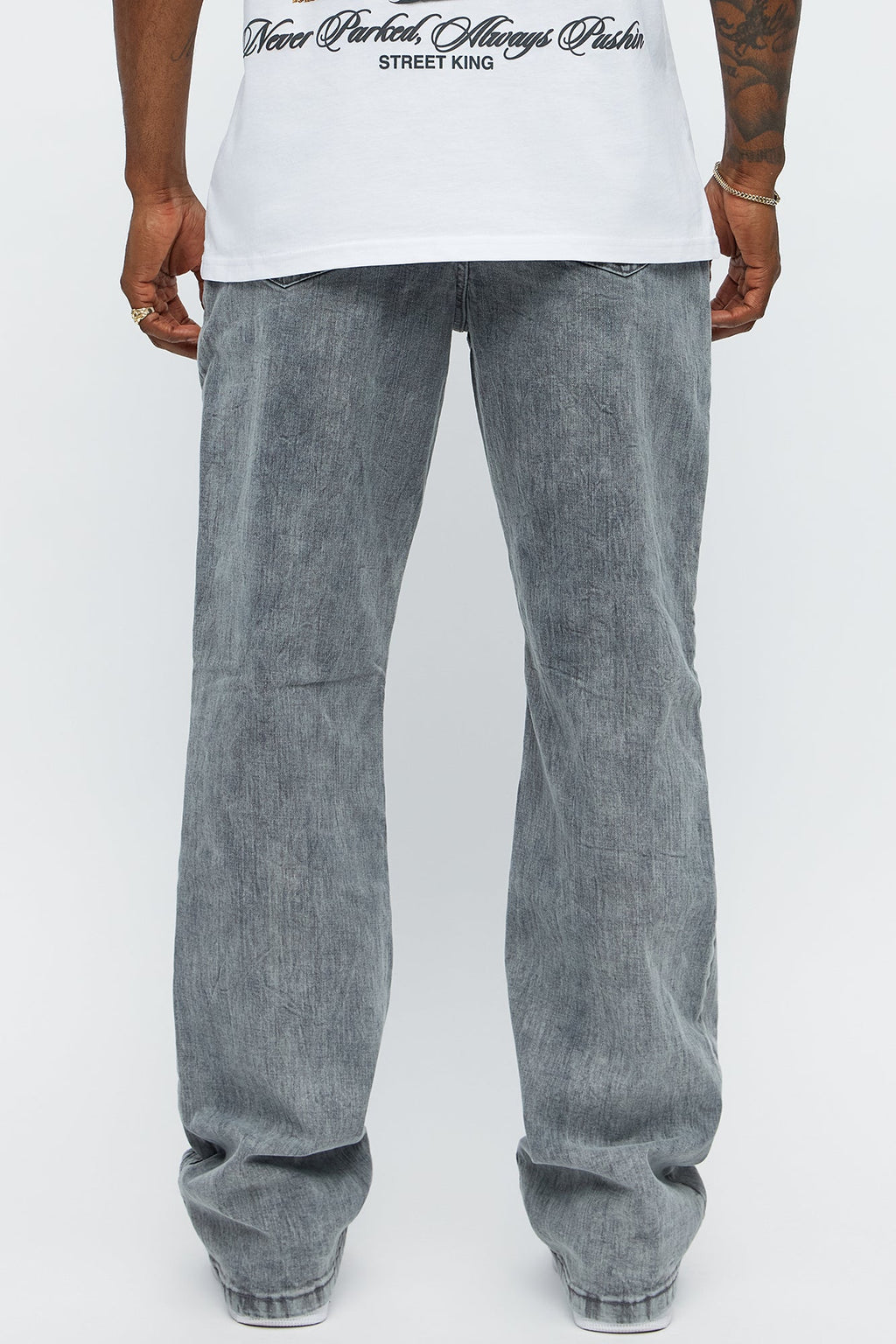 Slim Flare Tangled Up Jeans - Grey