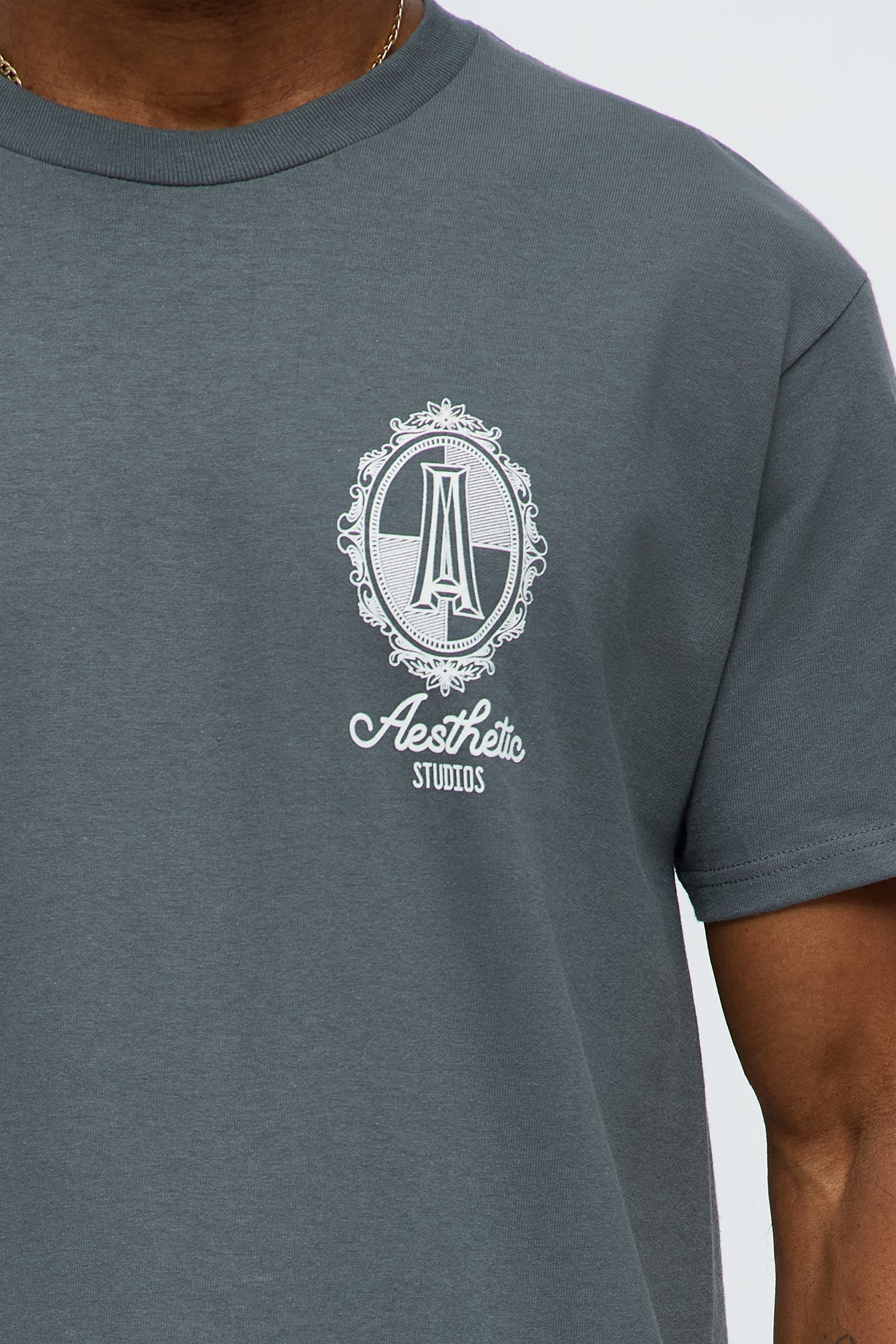 Aesthetics LA California Short Sleeve Tee - Charcoal