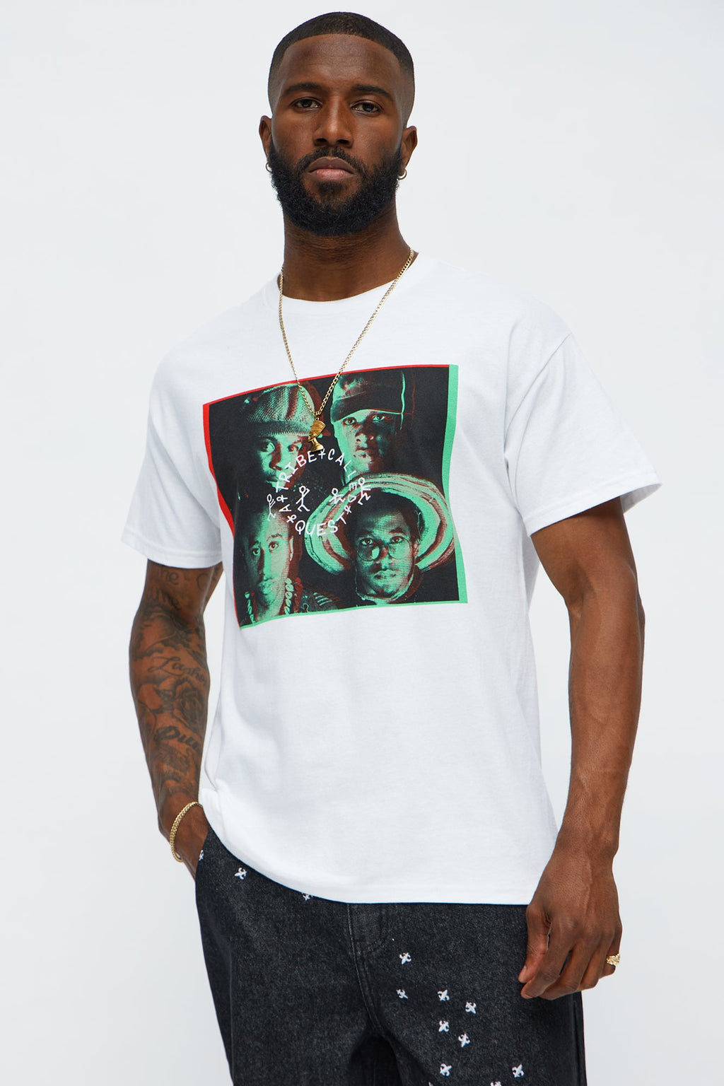 A Tribe Called Quest Bonita Applebum Short Sleeve Tee - White