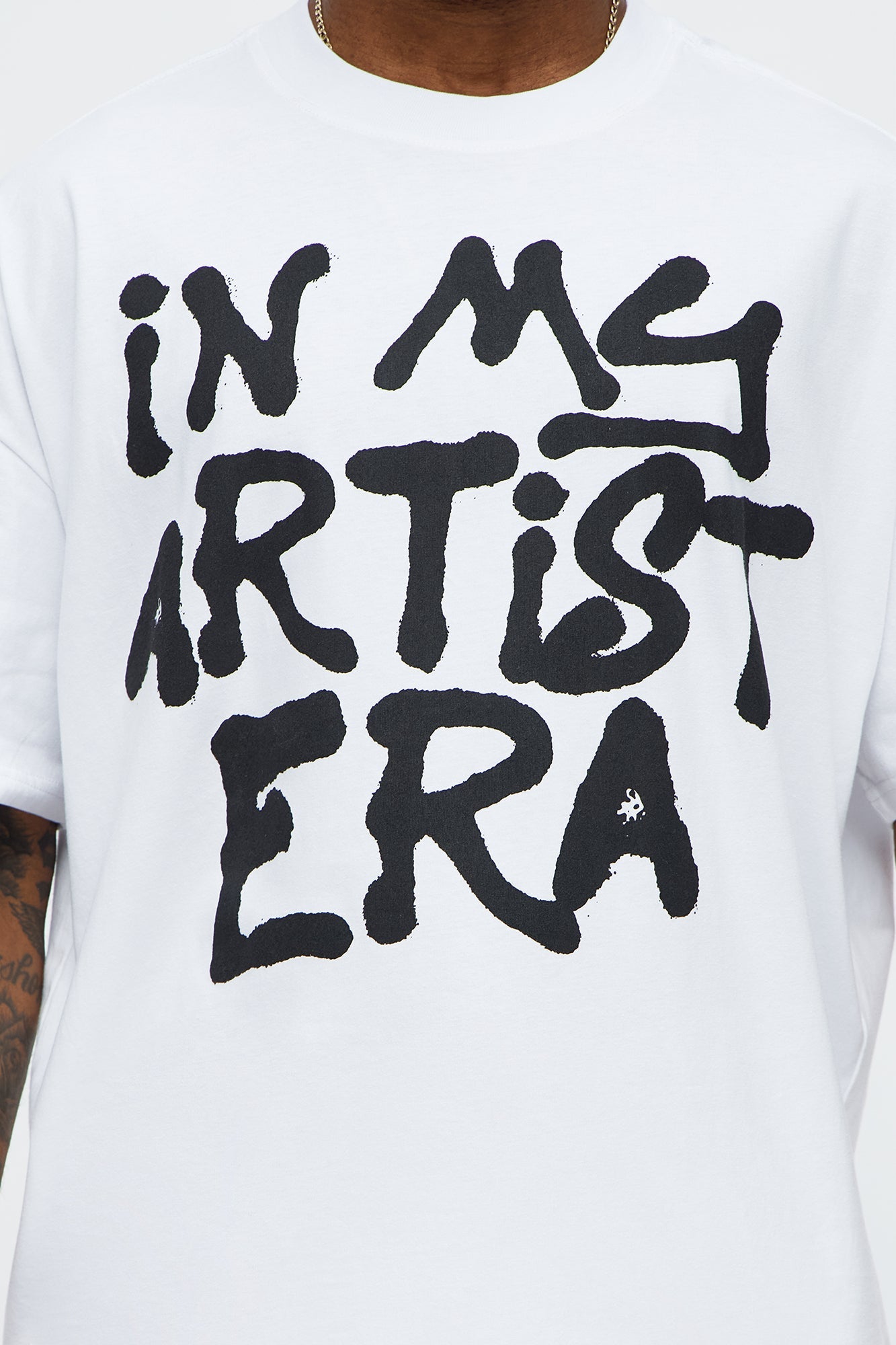In My Artist Era Oversized Short Sleeve Tee - White
