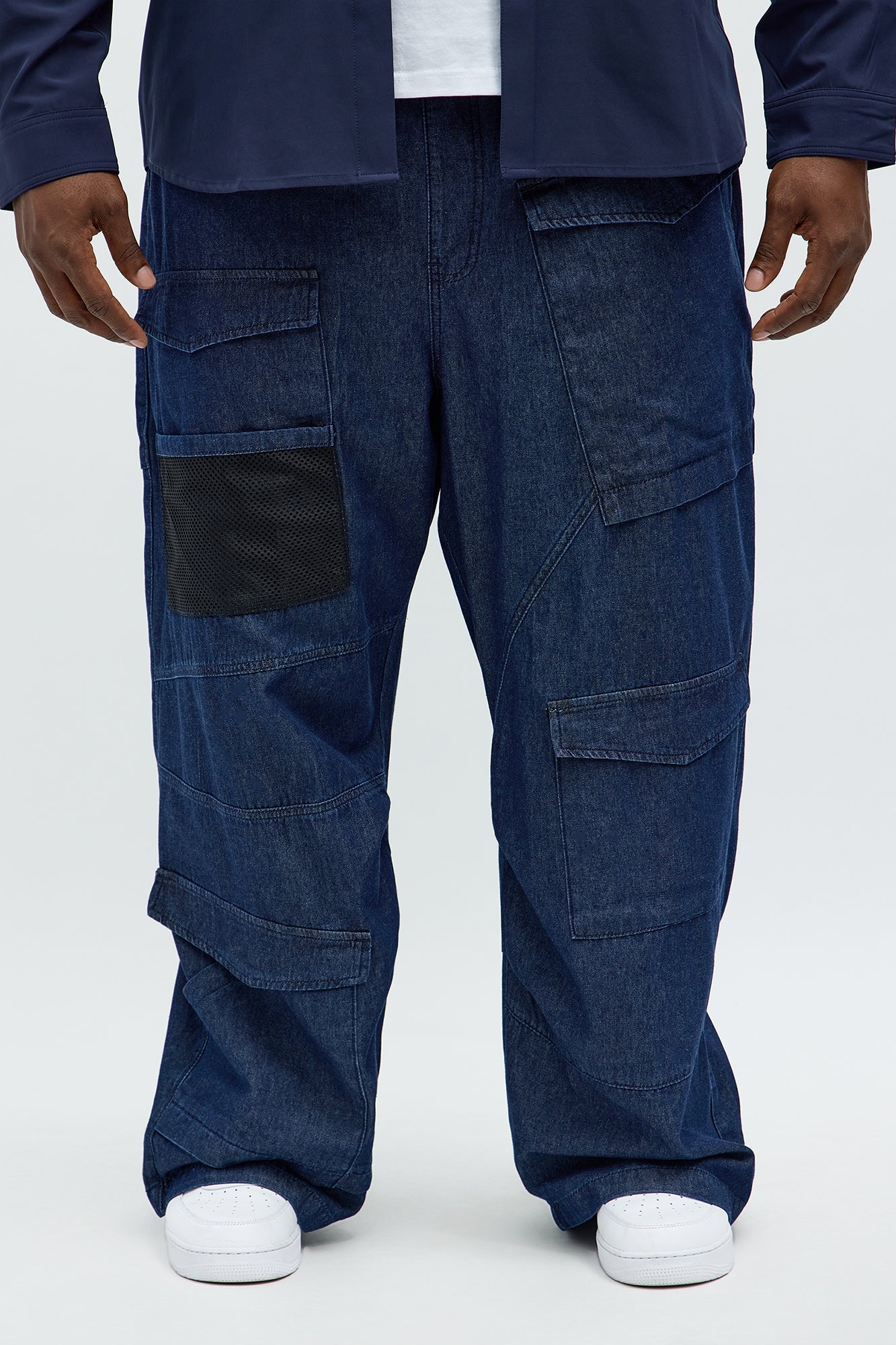 Max Cargo Baggy Pants - Indigo