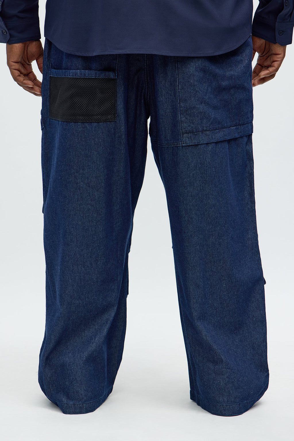 Max Cargo Baggy Pants - Indigo
