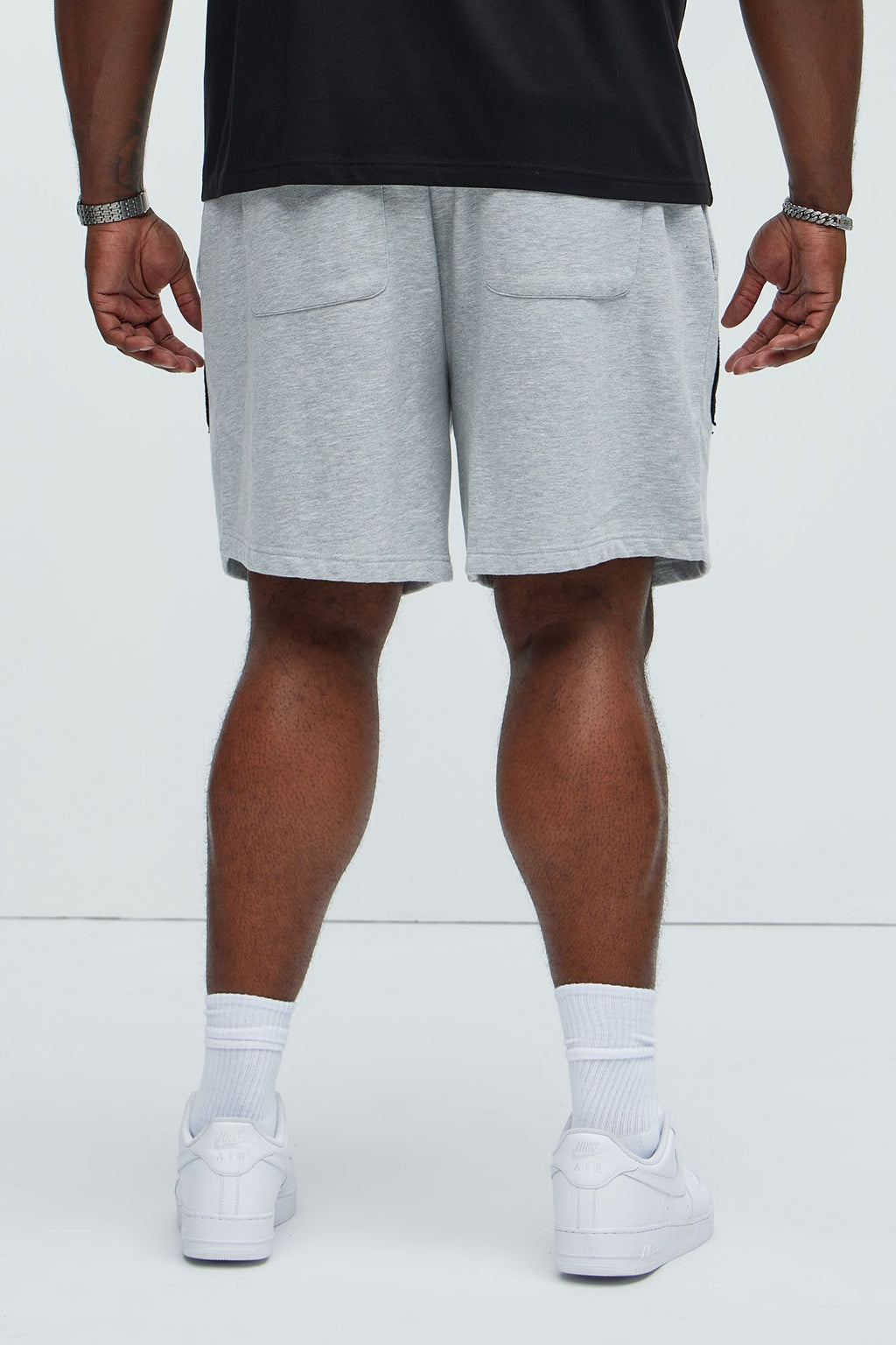 Flame Time Tyson Relaxed Shorts - Heather Grey