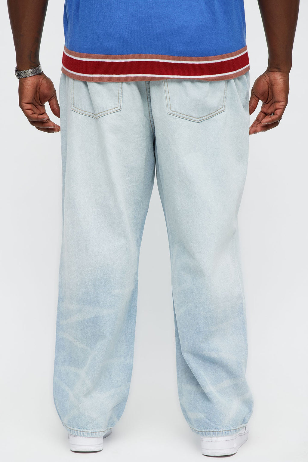 Baggy Feeling You Jeans - Light Blue Wash