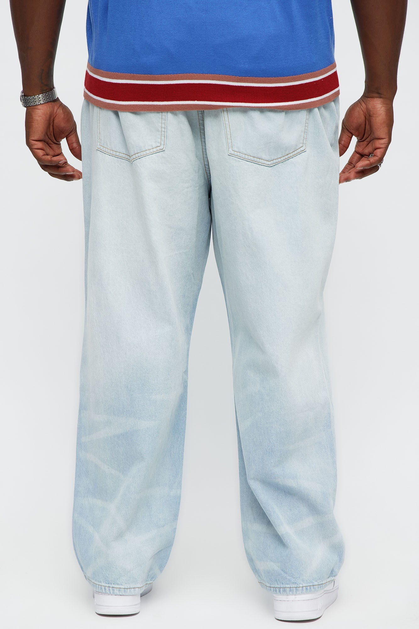 Baggy Feeling You Jeans - Light Blue Wash