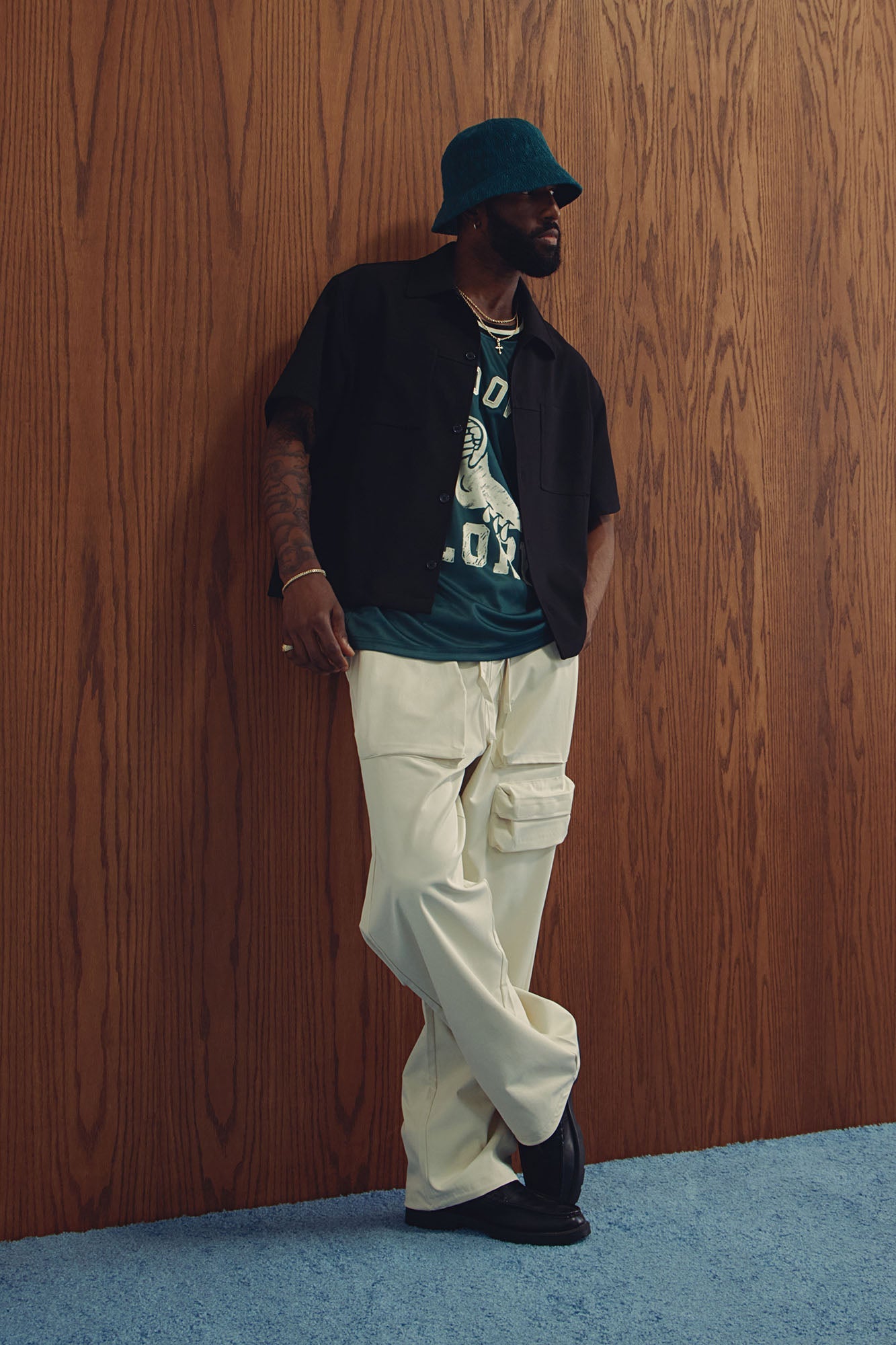 Baggy Make That Call Front Pocket Pants - Off White