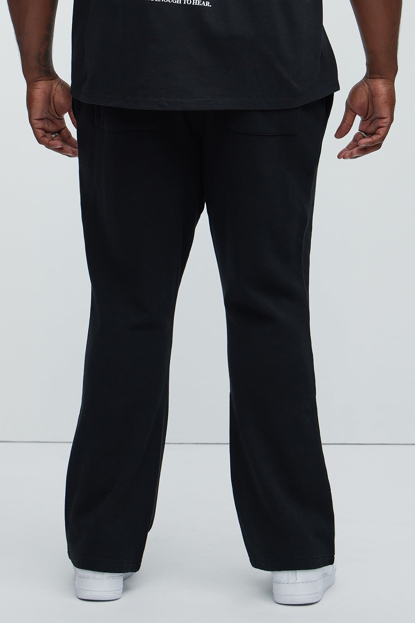 Tyson Self Made Skinny Flare Sweatpants - Black
