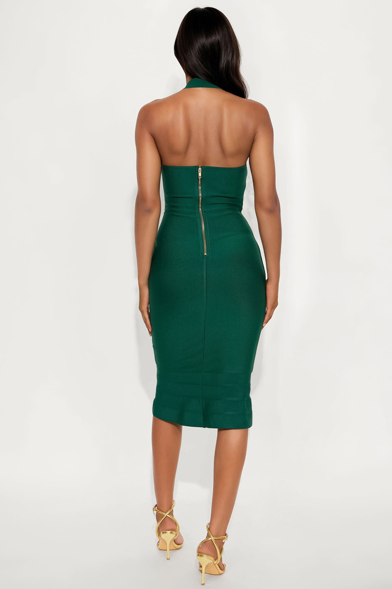 Kimmy Bandage Midi Dress - Green