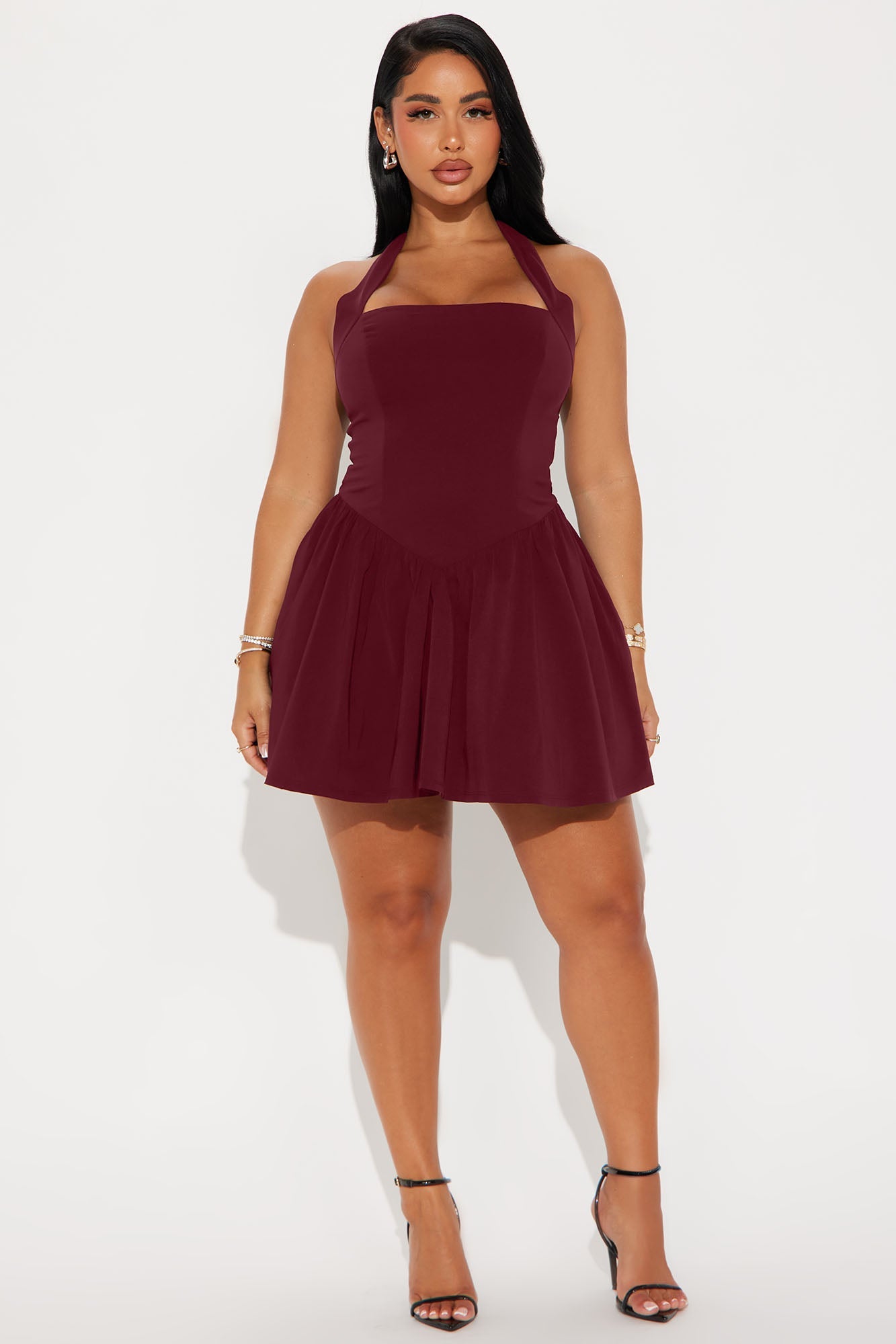 Noble Mini Dress - Wine