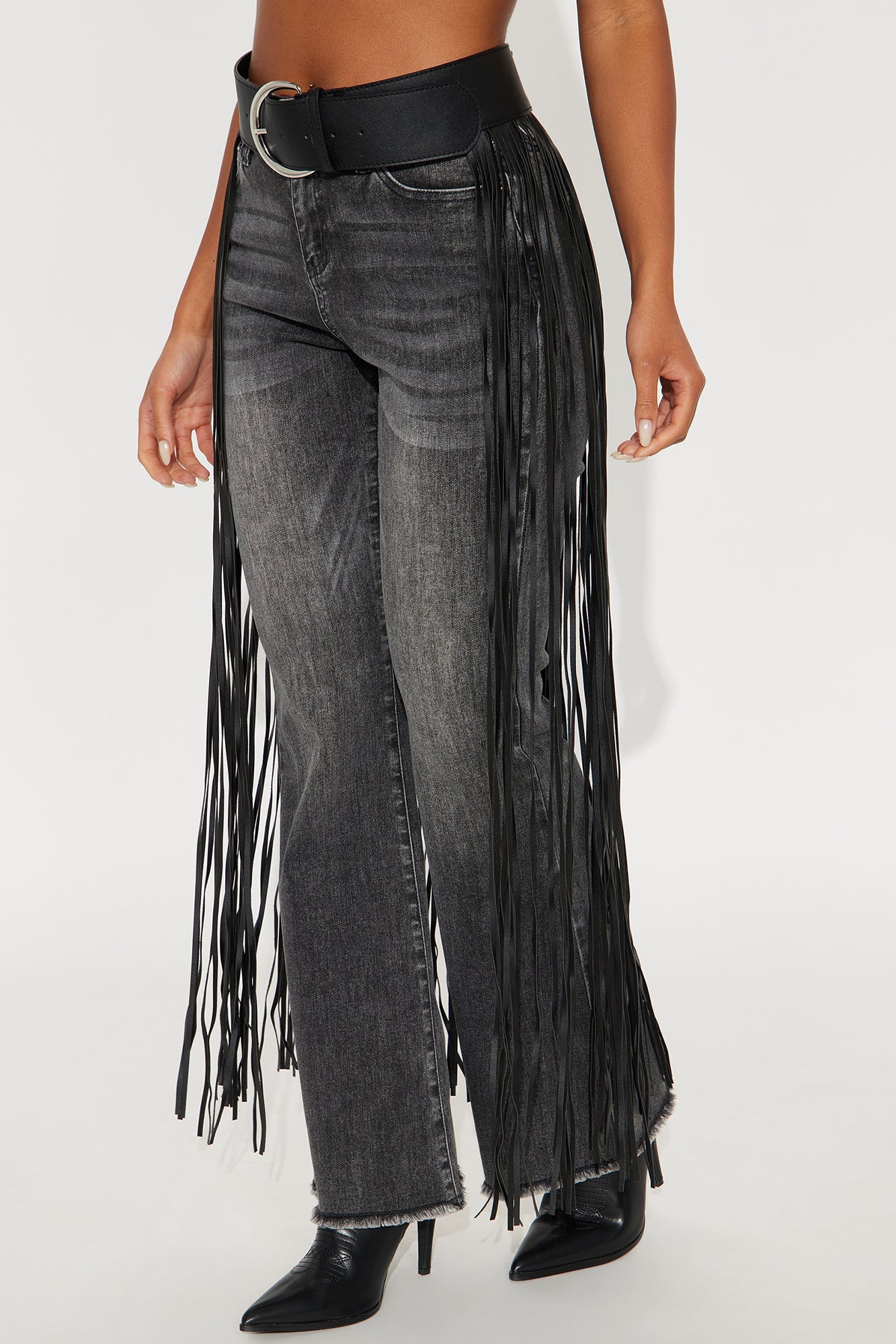 All That Fringe Belt - Black
