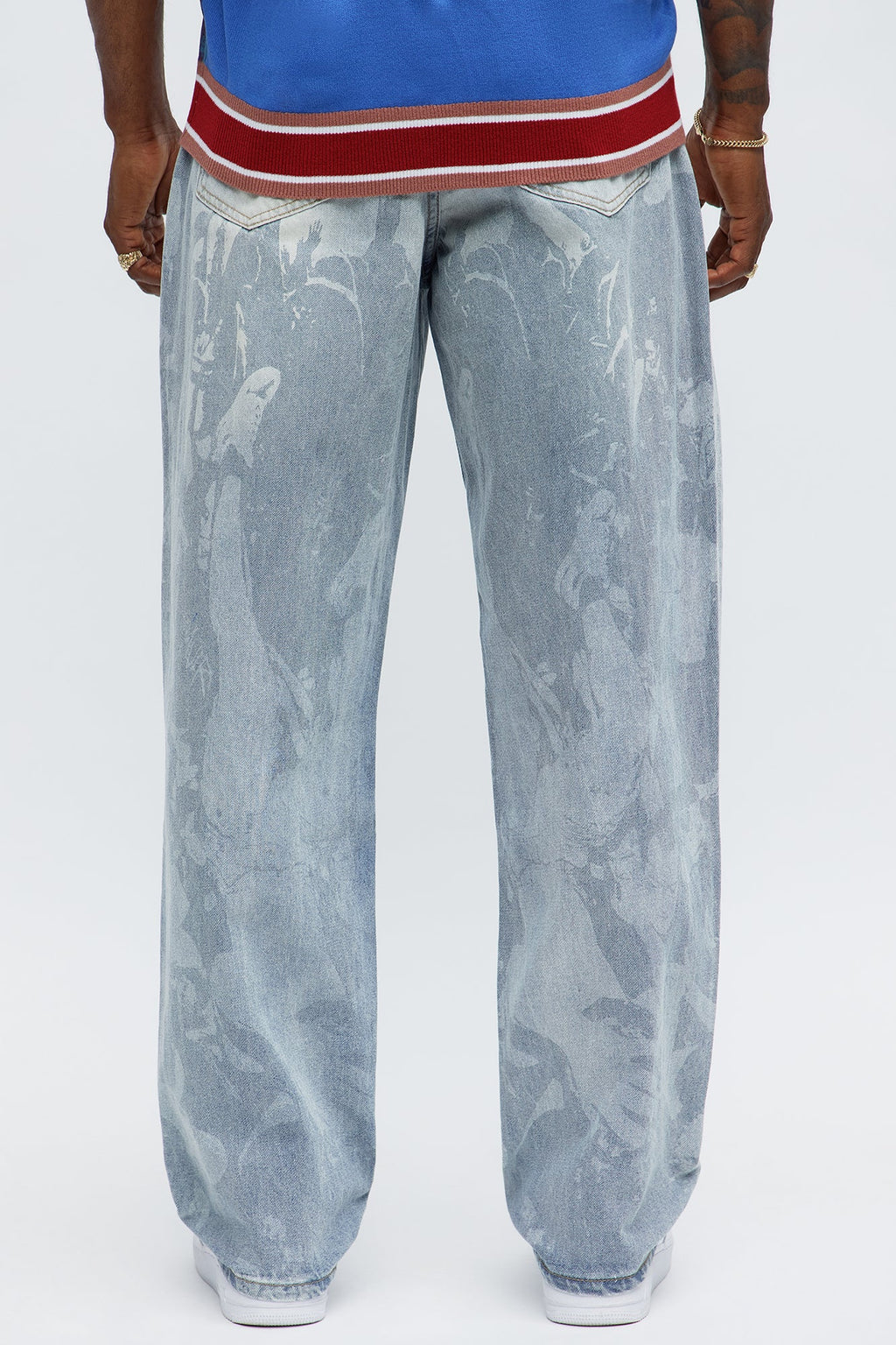 Straight Perspective Jeans - Light Blue Wash