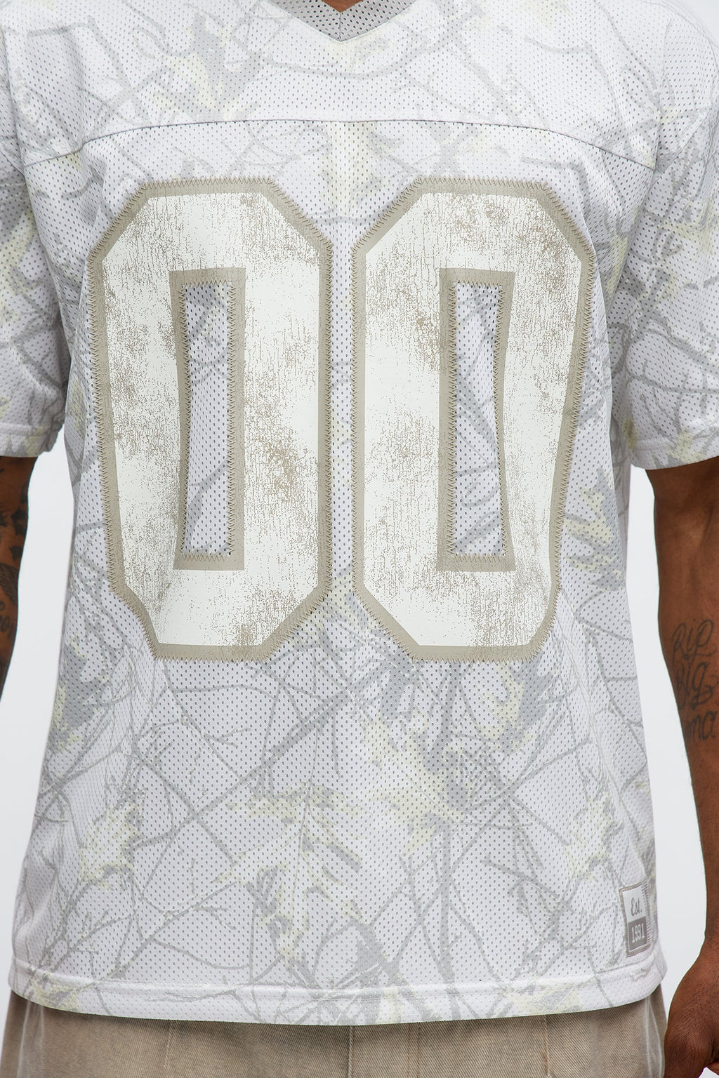 Short Sleeve Camo Jersey - Cream