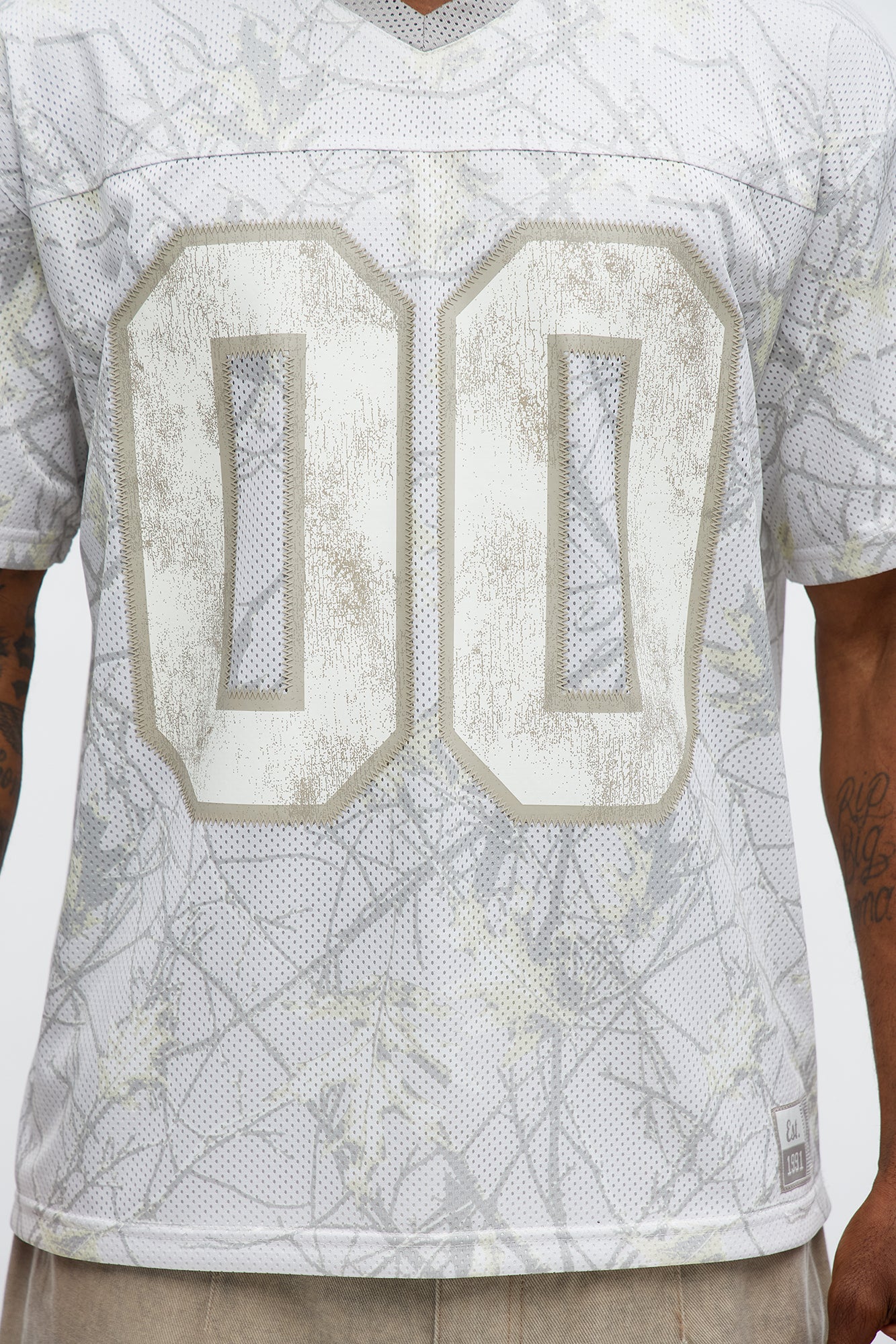 Short Sleeve Camo Jersey - Cream