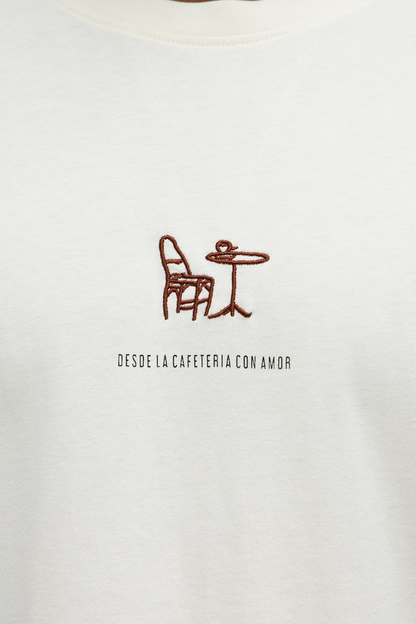 Fresh Coffee Short Sleeve Tee - Cream