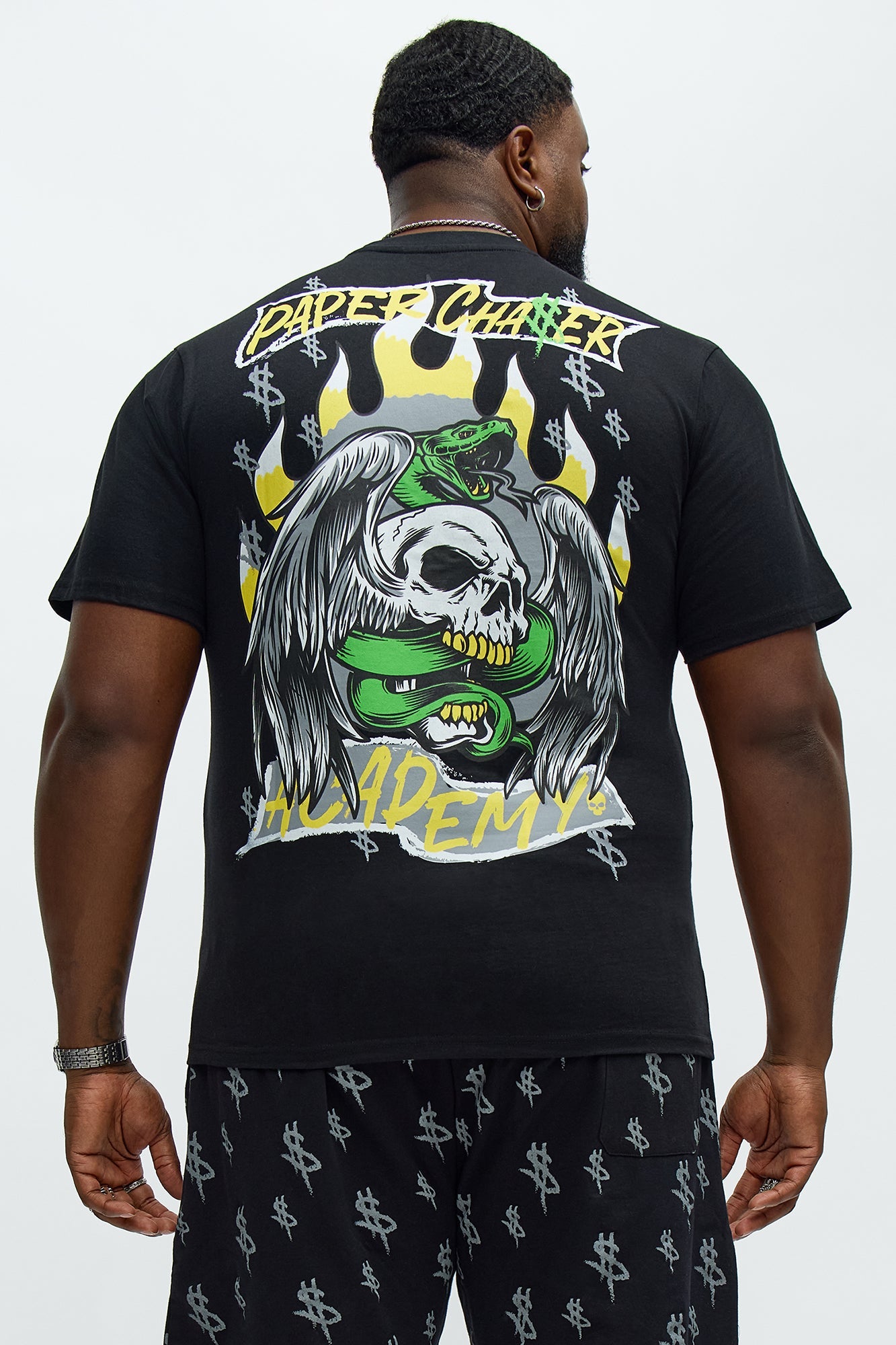 Paper Chaser Academy Short Sleeve Tee - Black